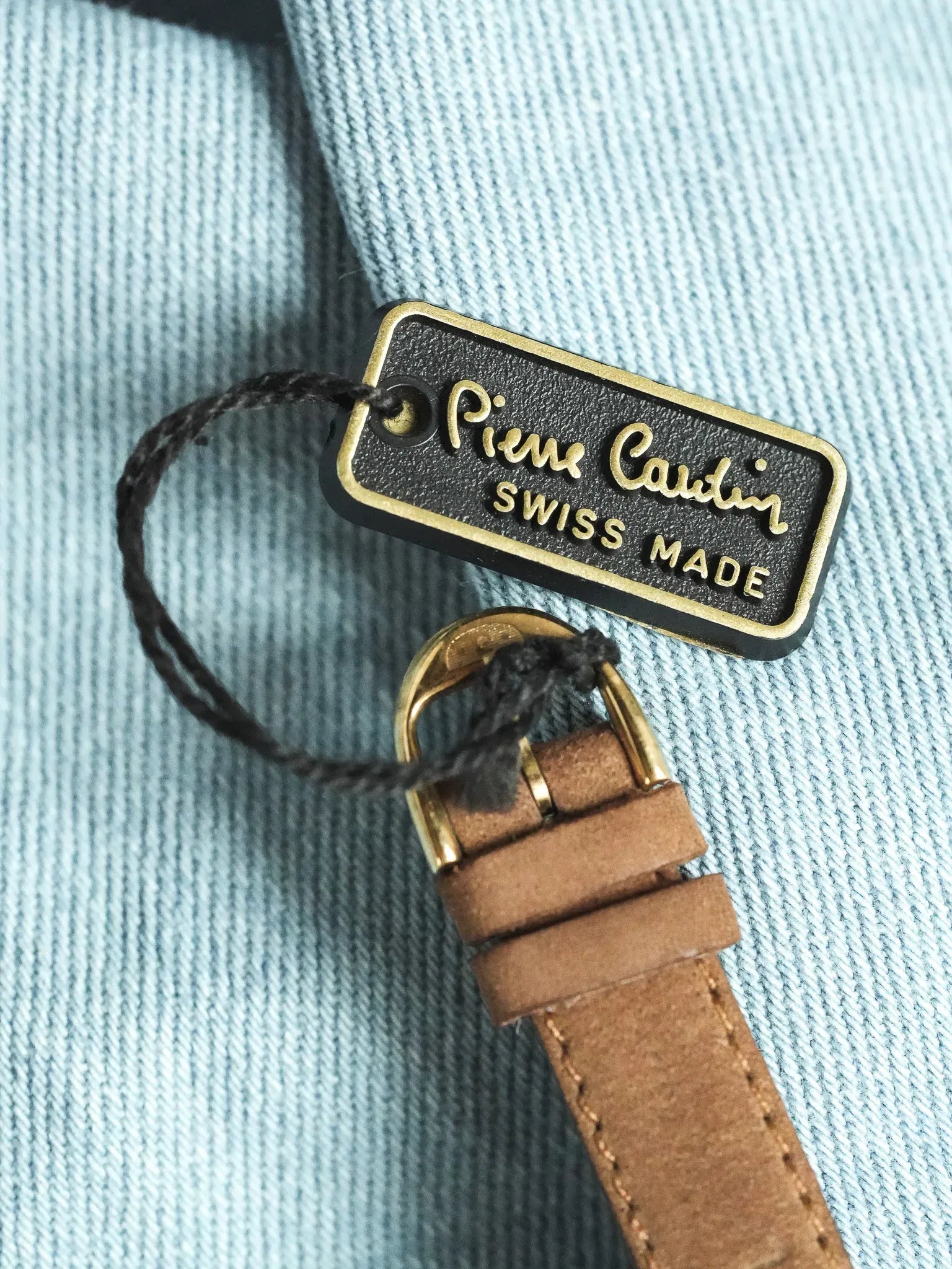 PIerre Cardin - Tank Tapisserie or Couronne "Diamant" - NOS - 1980s - Atelier Victor