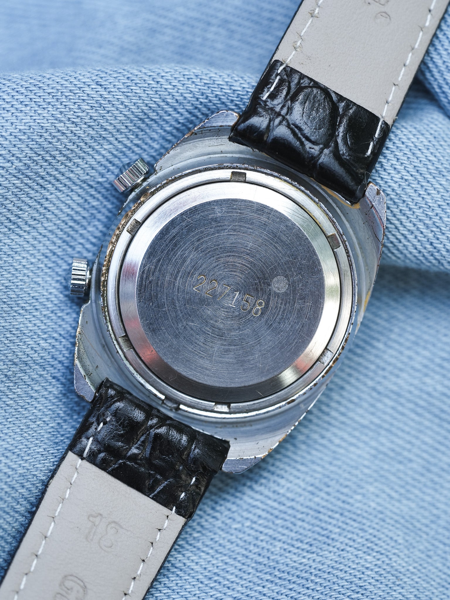 Poljot - Alarme Cadran Bleu - 1970s - Atelier Victor - Vintage Watch Shop