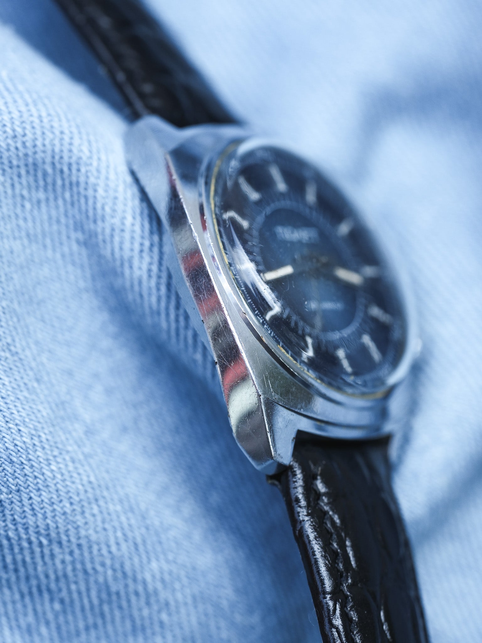Poljot - Alarme Cadran Bleu - 1970s - Atelier Victor - Vintage Watch Shop