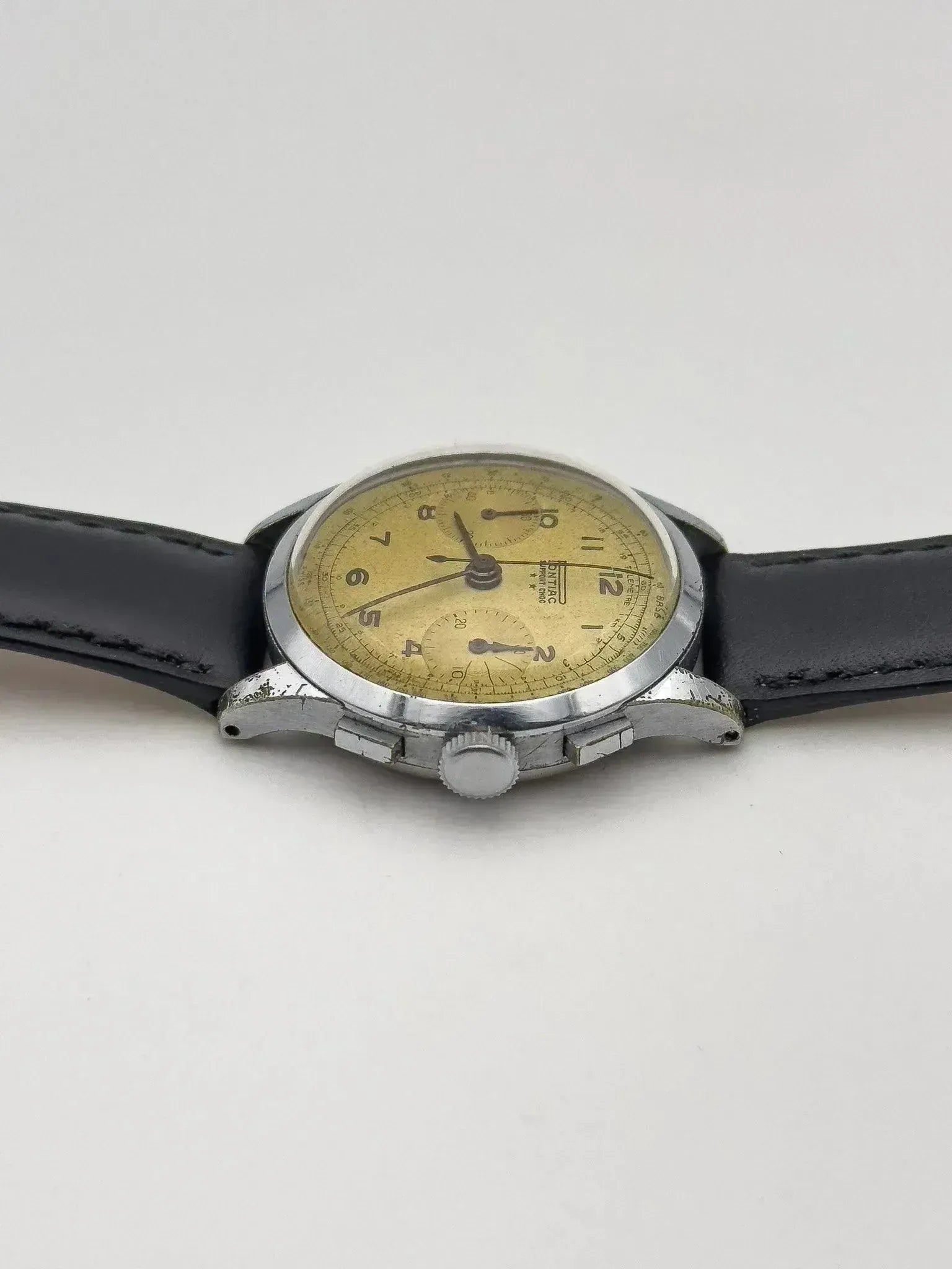 Pontiac - Chronographe Landeron Moutarde - 1950s - Atelier Victor