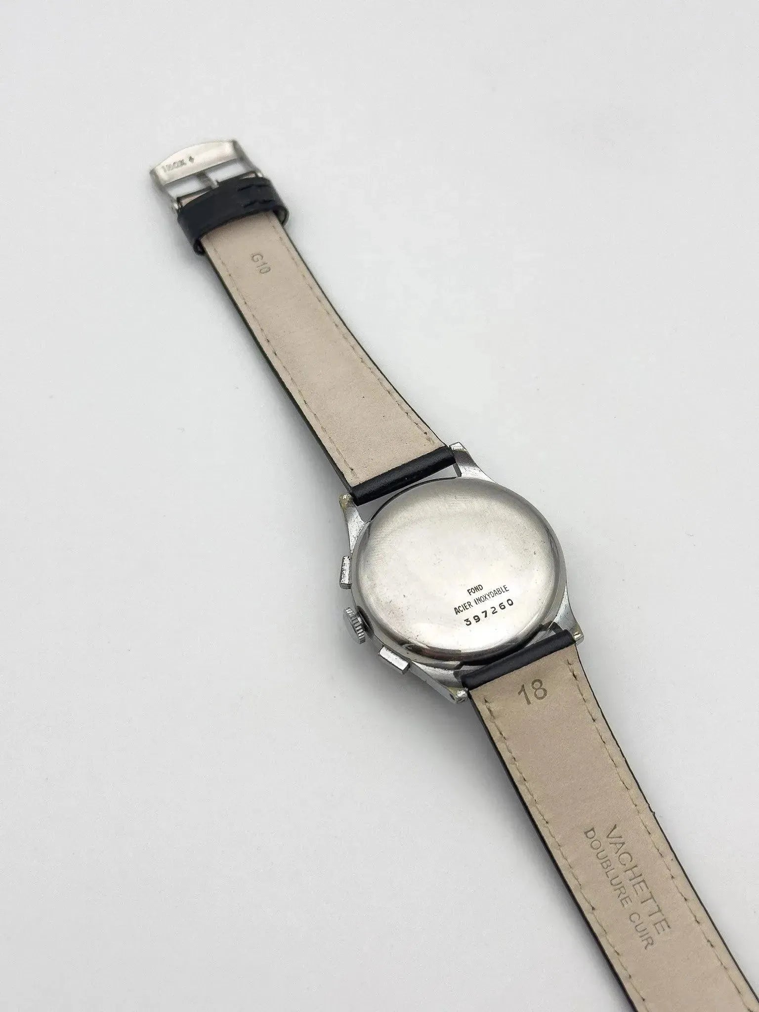 Pontiac - Chronographe Landeron Moutarde - 1950s - Atelier Victor Paris - Vintage Watch Shop Dubai