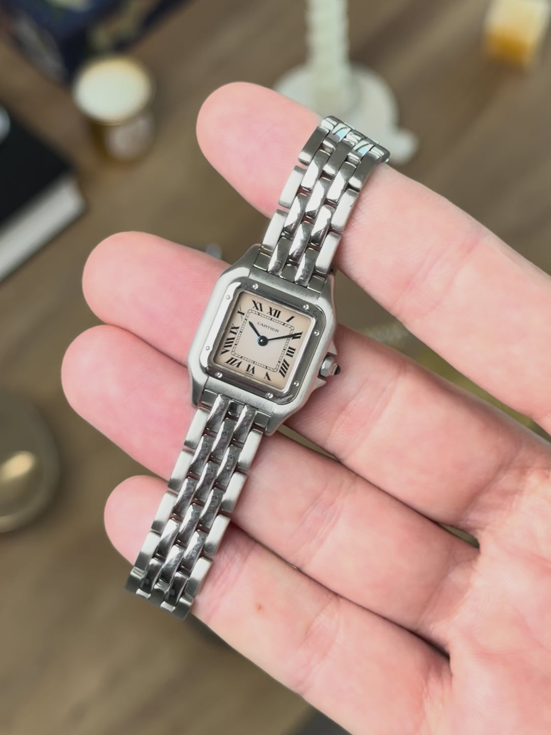 Часы Cartier Panthère Винтаж - реф. 1320 Сталь Женские (1990-е