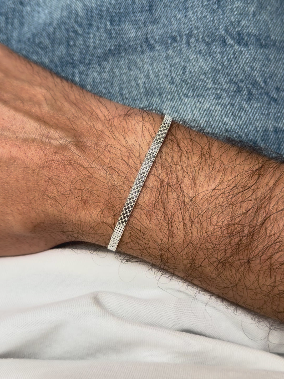 925 silver bracelet - Lucien - Medium Model