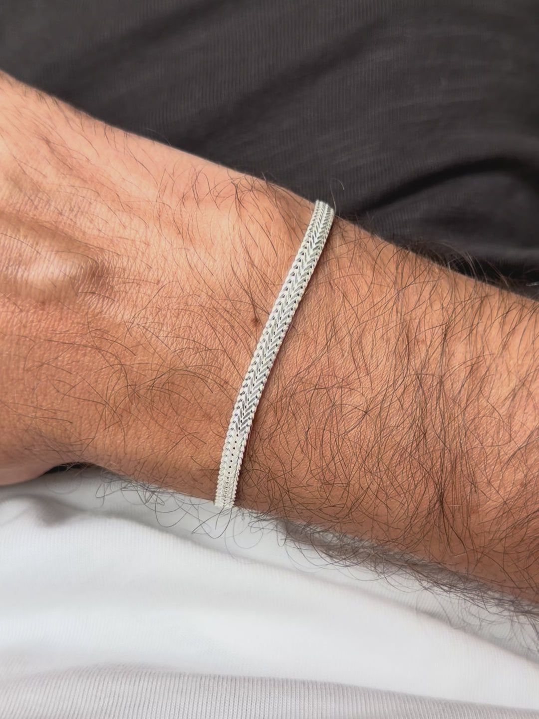 925 silver bracelet - Ambroise - Medium Model