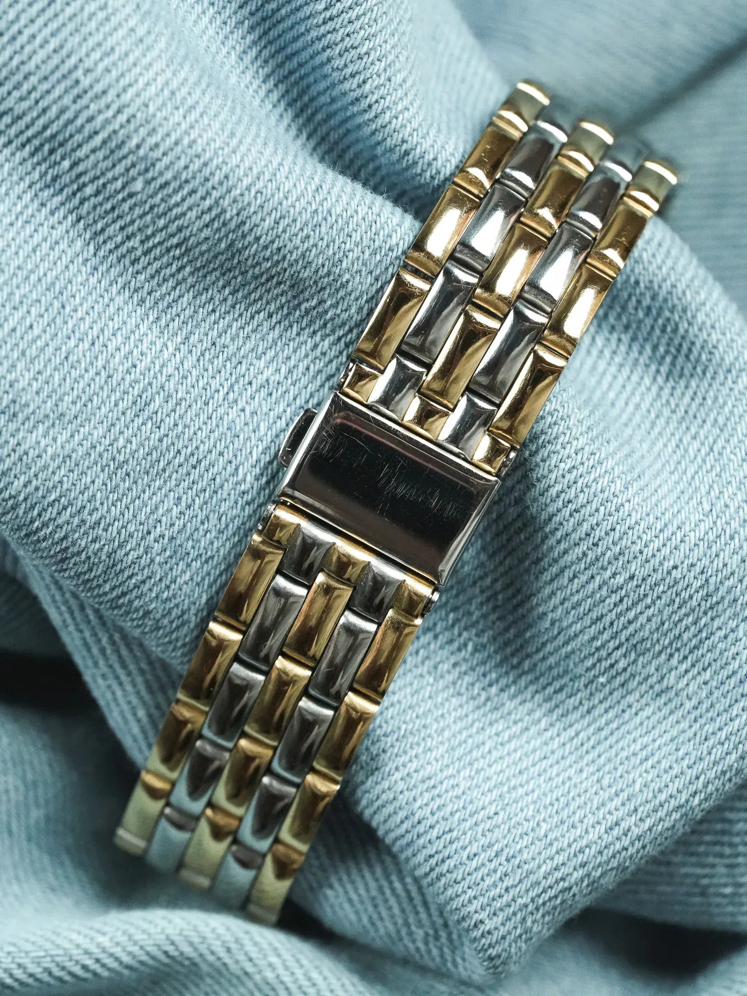 Pulsar x Seiko - Triple Date Acier Or Cabochon noir - 1998 - Atelier Victor - Vintage  Shop