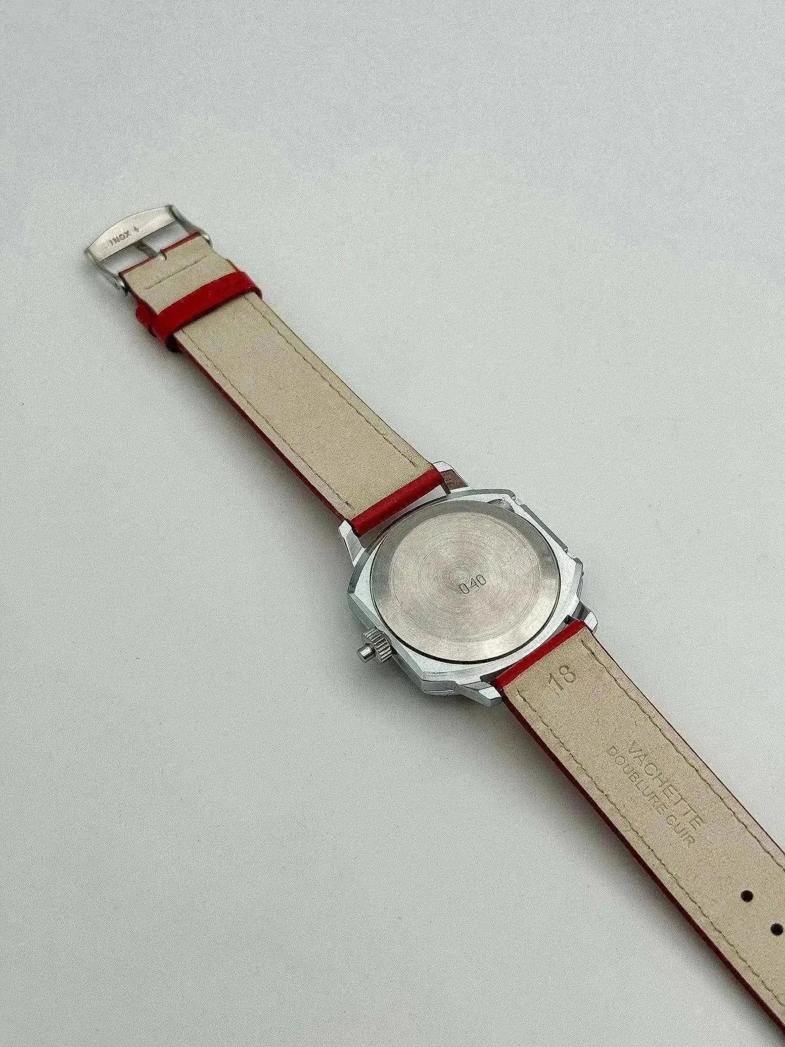 Raketa - Blind Crème Bracelet rouge - 1980s - Atelier Victor