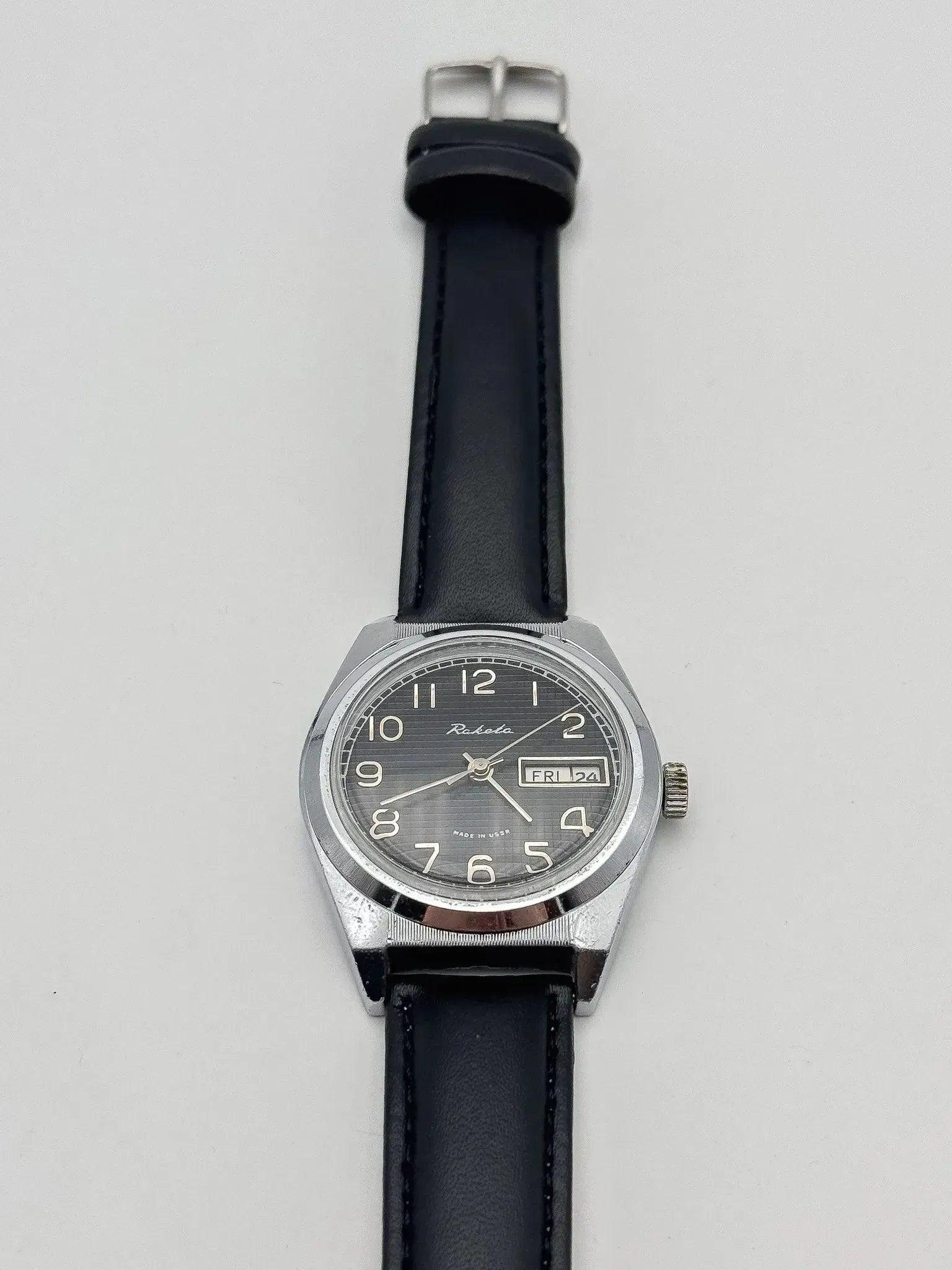 Raketa - Daydate Nid d'abeille Noir - 1970s - Atelier Victor