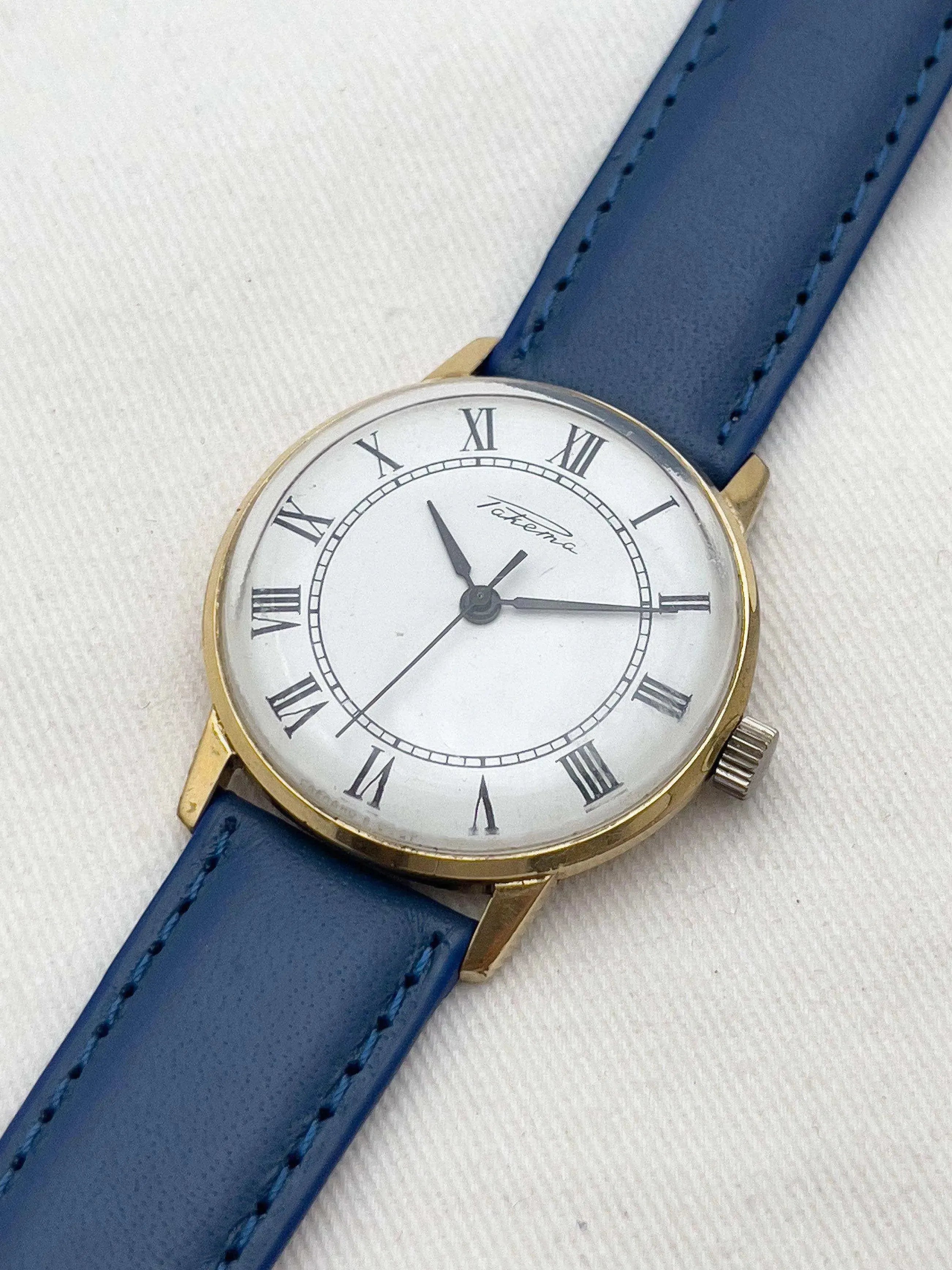 Raketa - Index Romain Gold - 1960s - Atelier Victor - Vintage  Shop