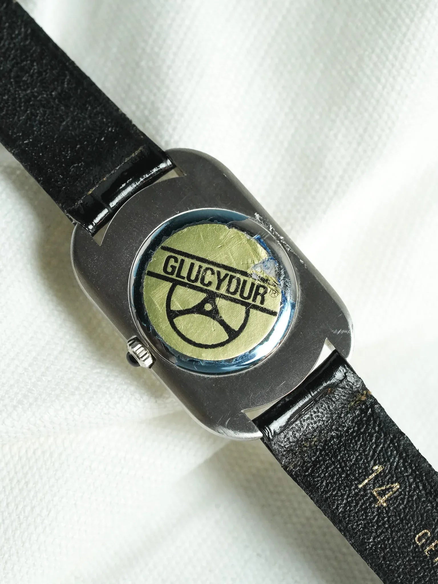Replay - Ovale Acier Brossé Lunette or Acier Brossé - NOS - 1980s - Atelier Victor - Vintage  Shop