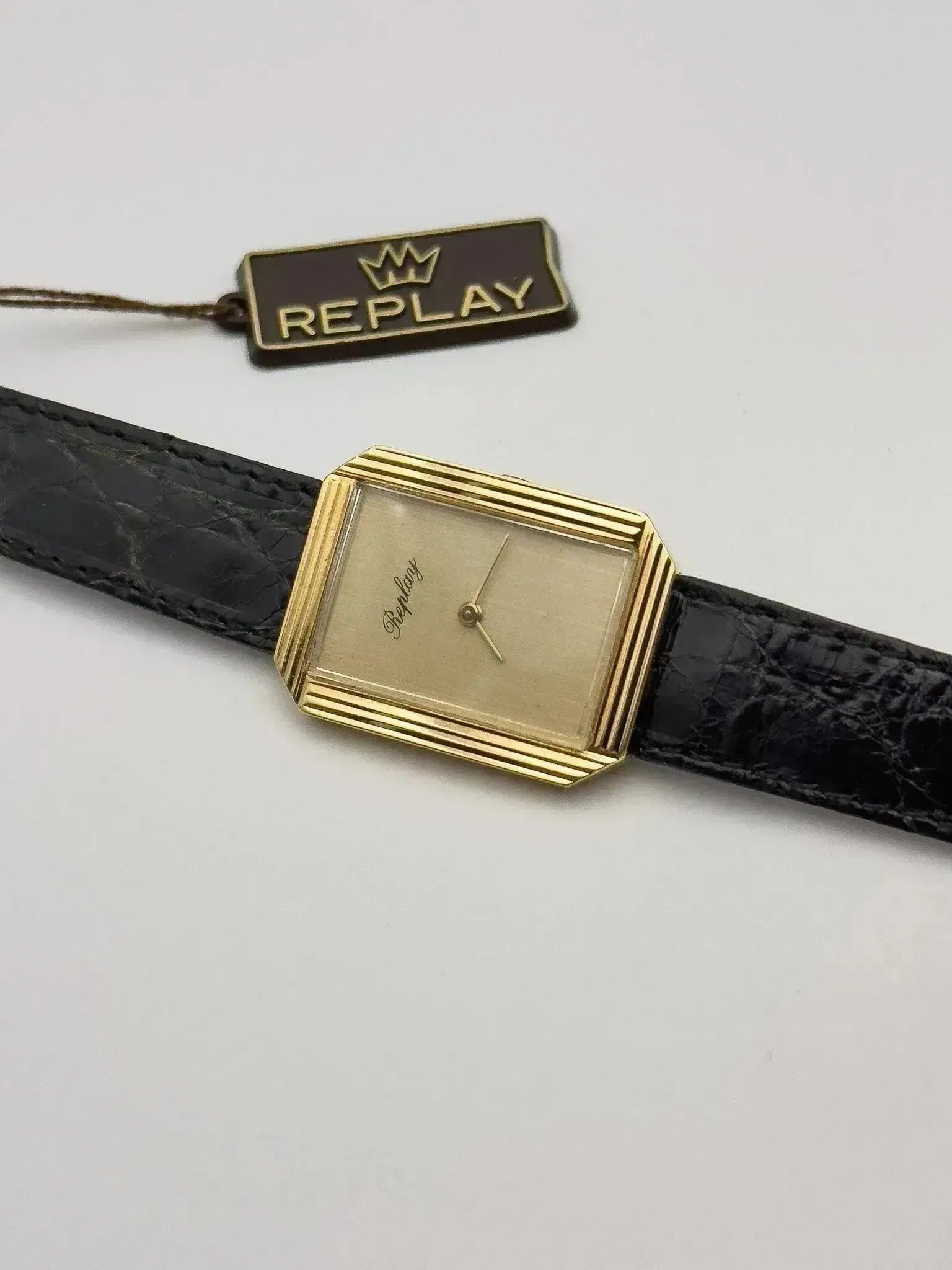 Replay - Protocol plaqué or - NOS - 1980s - Atelier Victor