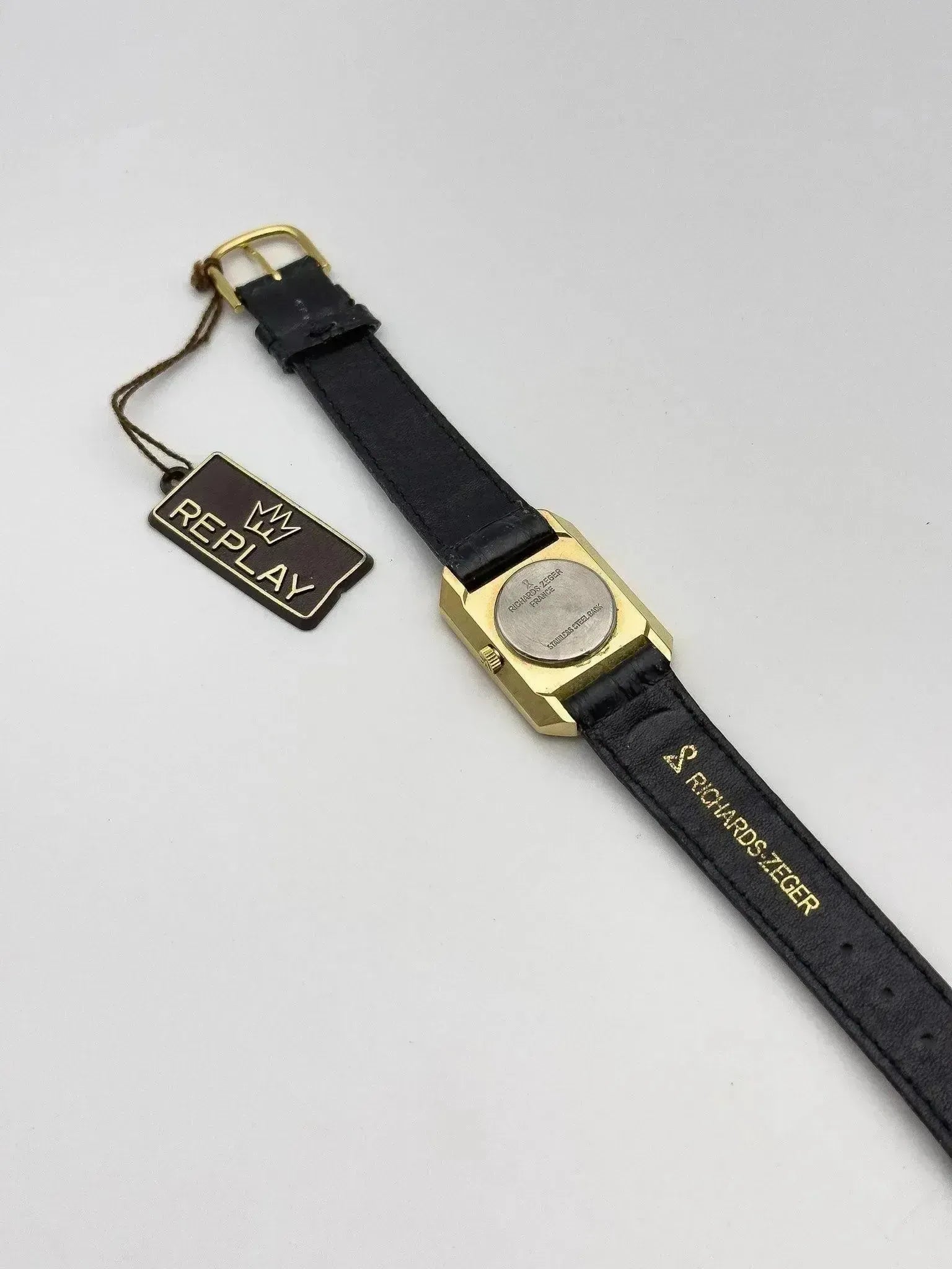 Replay - Protocol plaqué or - NOS - 1980s - Atelier Victor