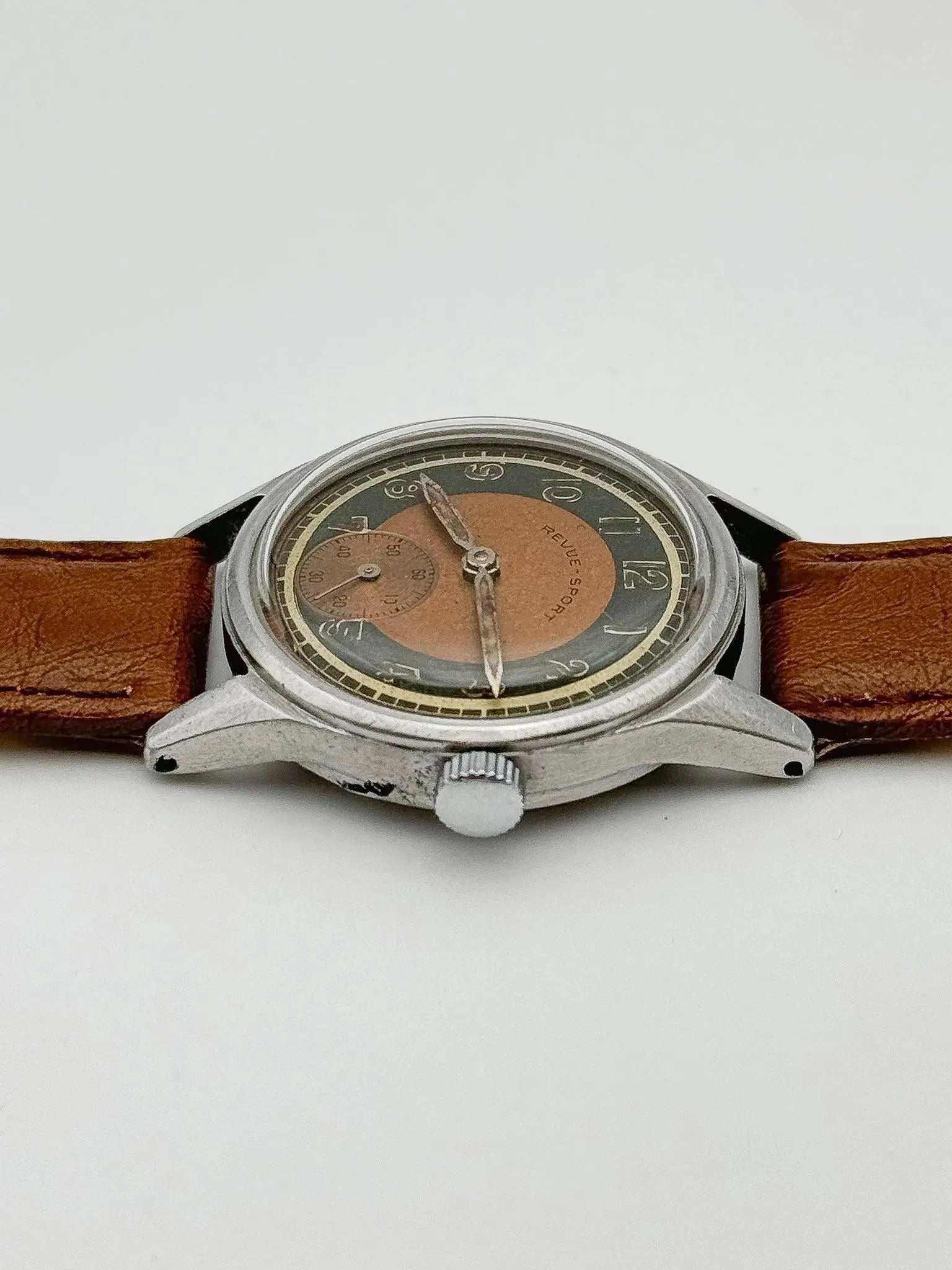 Revue Sport - Bronze Patine - 1950S - Atelier Victor Paris - Vintage Watch Shop Dubai