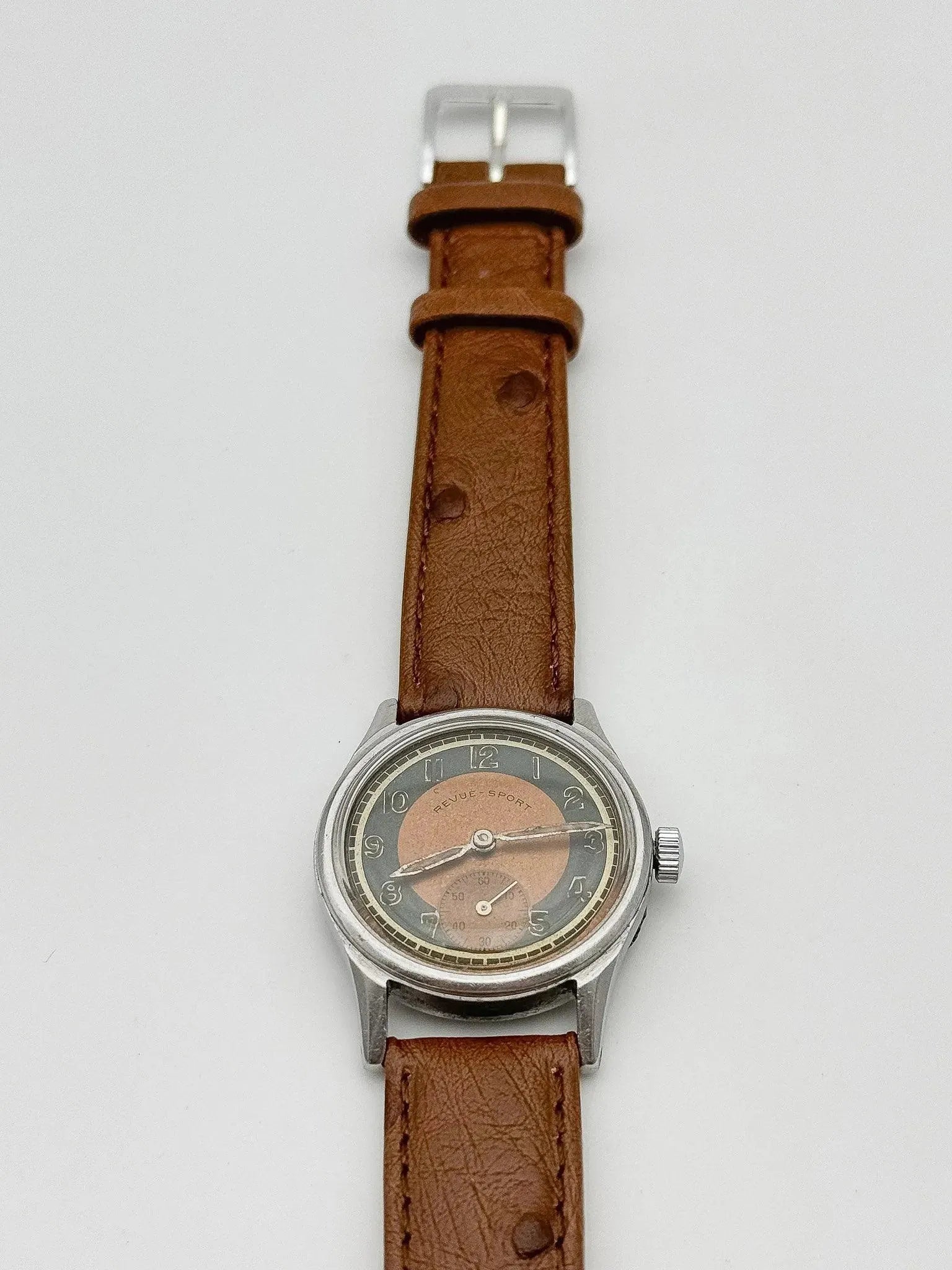 Revue Sport - Bronze Patine - 1950S - Atelier Victor Paris - Vintage Watch Shop Dubai