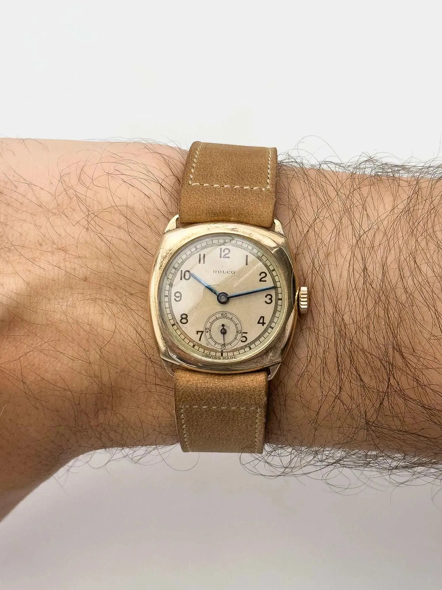 Rolco by Rolex - Coussin 9k - 1930s - Atelier Victor Paris - Vintage Watch Shop Dubai