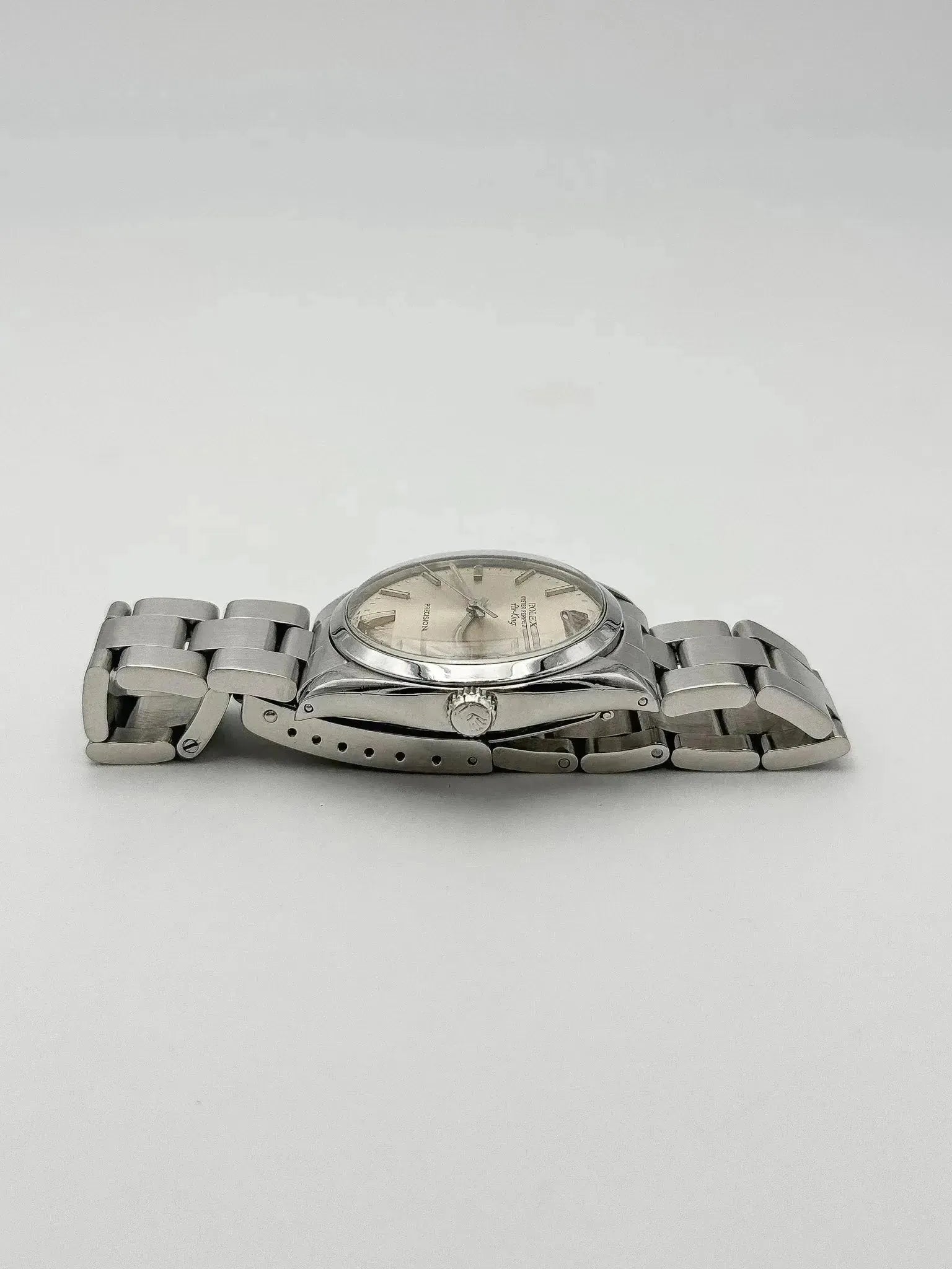 Rolex - Air King Oyster Perpetual 5500 Champagne patiné - 1978 - Atelier Victor Paris - Vintage Watch Shop Dubai