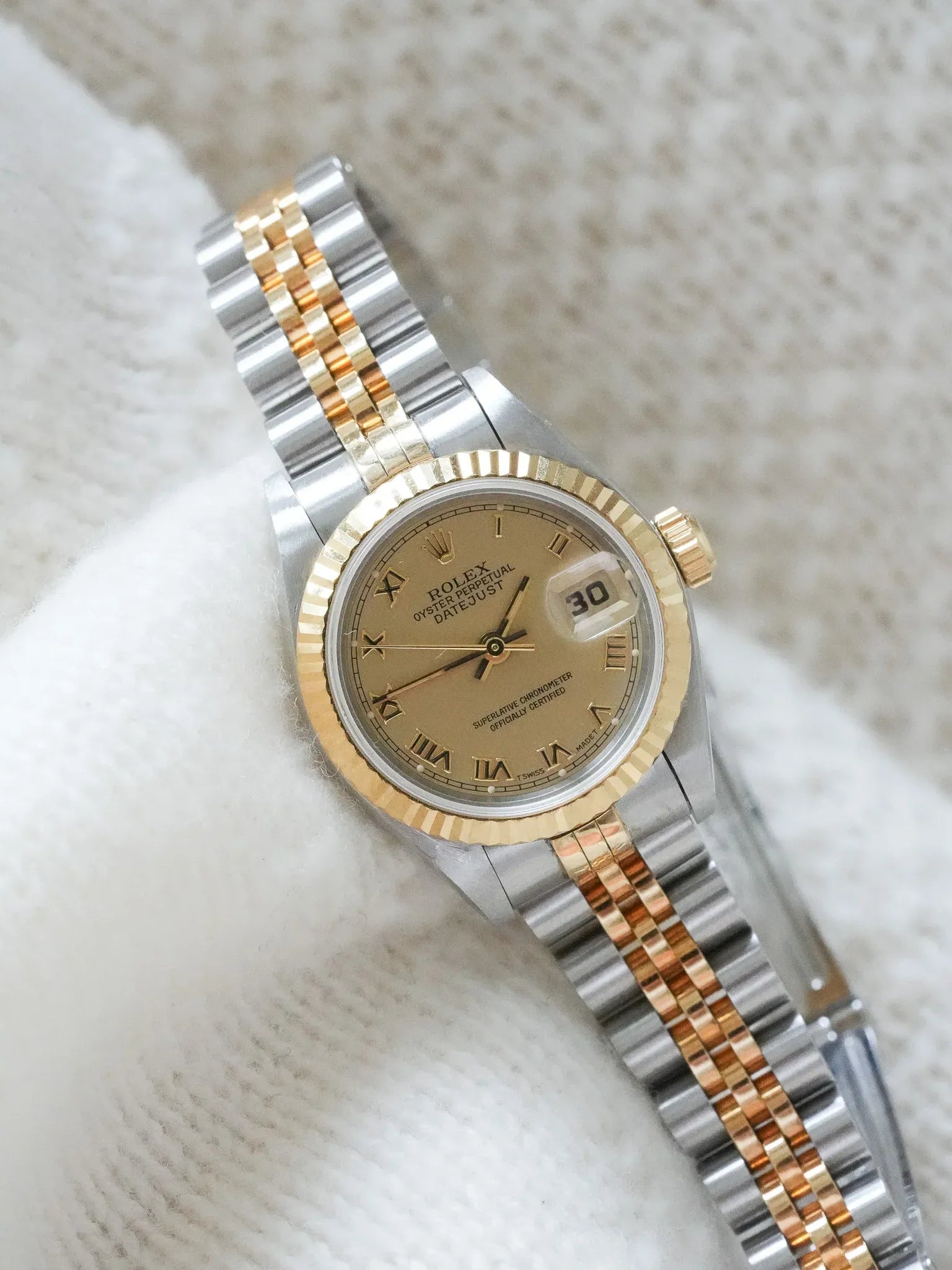 Rolex - Datejust 26 69173 Acier Or Jubilee Romain Champagne - 1997 - Atelier Victor