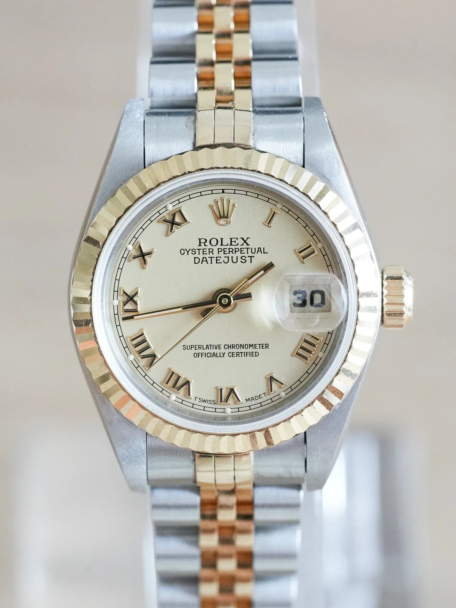 Rolex - Datejust 26 69173 Acier Or Jubilee Romain Champagne - 1997 - Atelier Victor