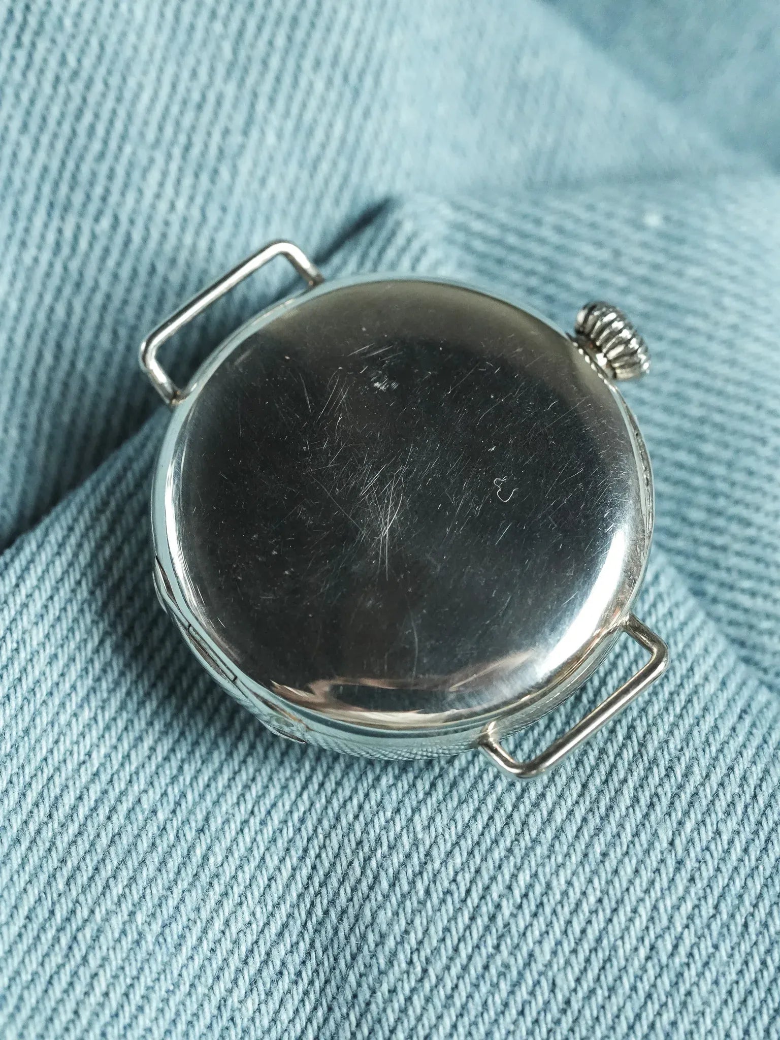 Rolex - Montre militaire En argent massif Calibre Rebberg - 1920s - Atelier Victor