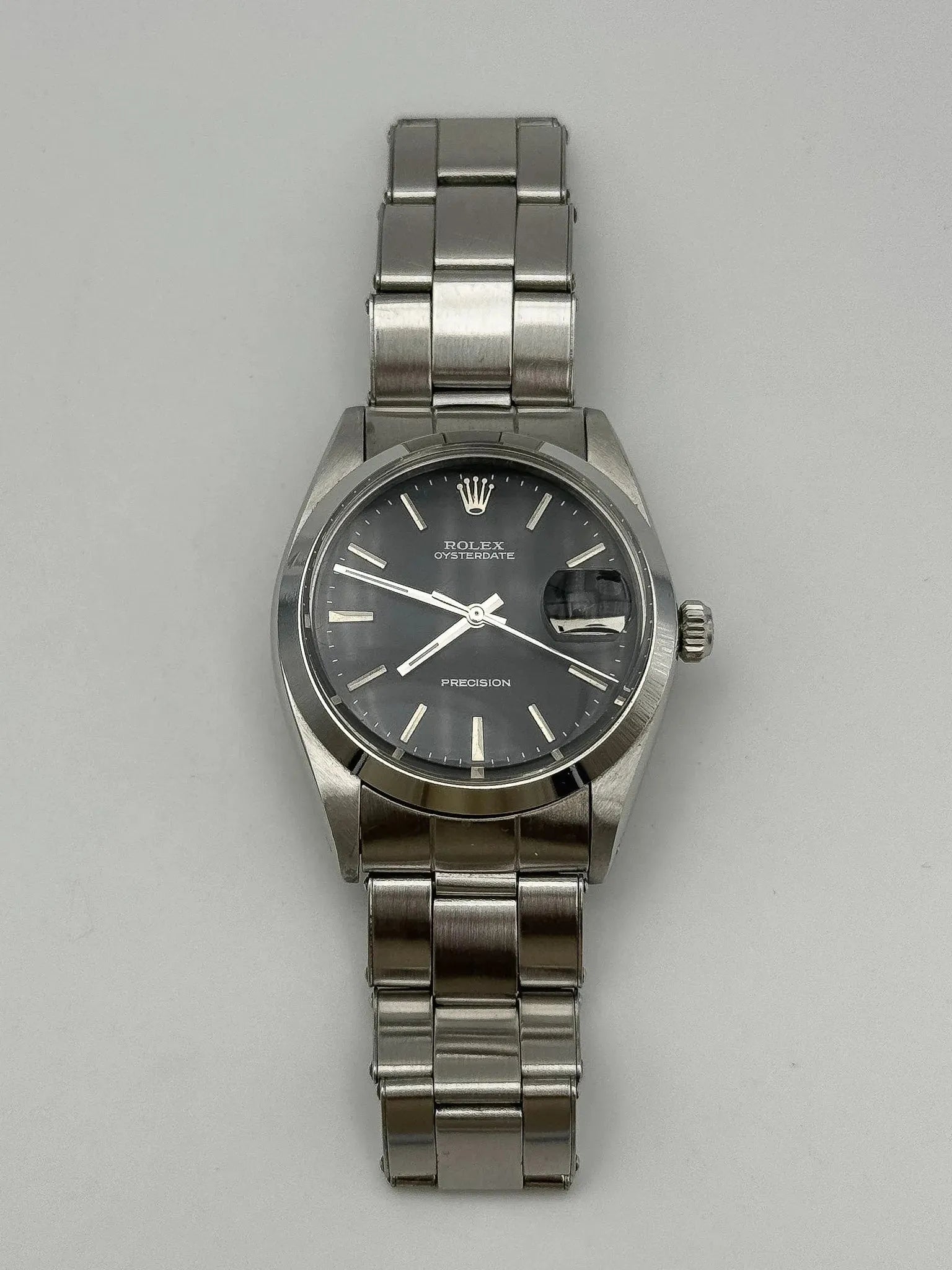 Rolex - Osyterdate 6694 Precision Cadran noir - 1966 - Atelier Victor Paris - Vintage Watch Shop Dubai