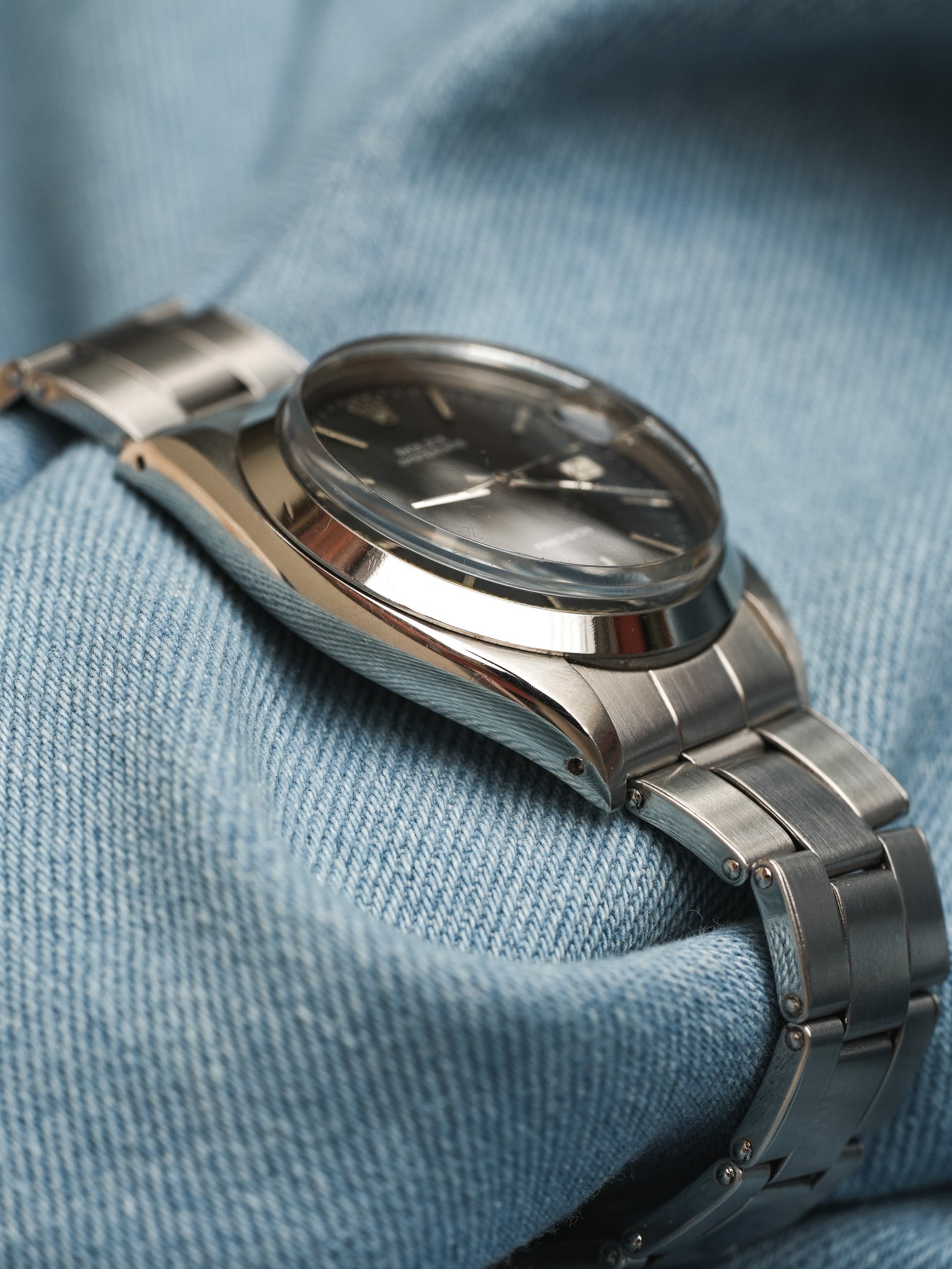 Rolex - Osyterdate 6694 Precision Cadran noir - 1966 - Atelier Victor - Vintage  Shop