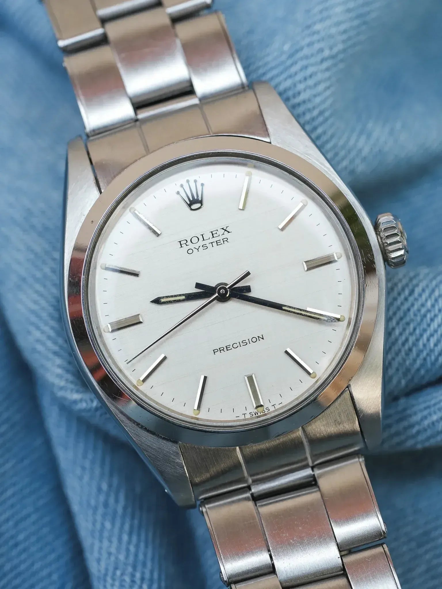 Rolex - Oyster Extra fine 6426 Cadran lin argent - 1971 - Atelier Victor