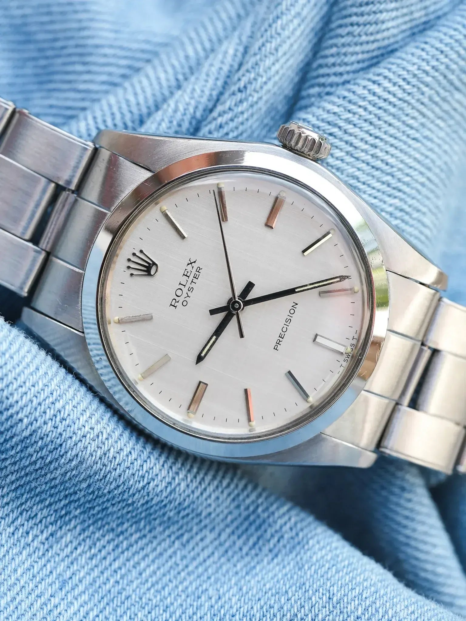 Rolex - Oyster Extra fine 6426 Cadran lin argent - 1971 - Atelier Victor