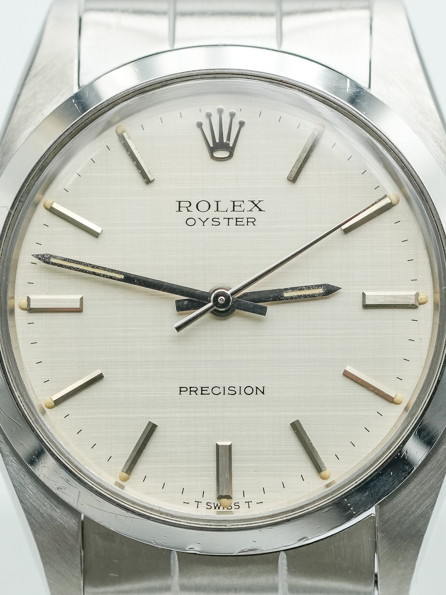 Rolex - Oyster Extra fine 6426 Cadran lin argent - 1971 - Atelier Victor Paris - Vintage Watch Shop Dubai