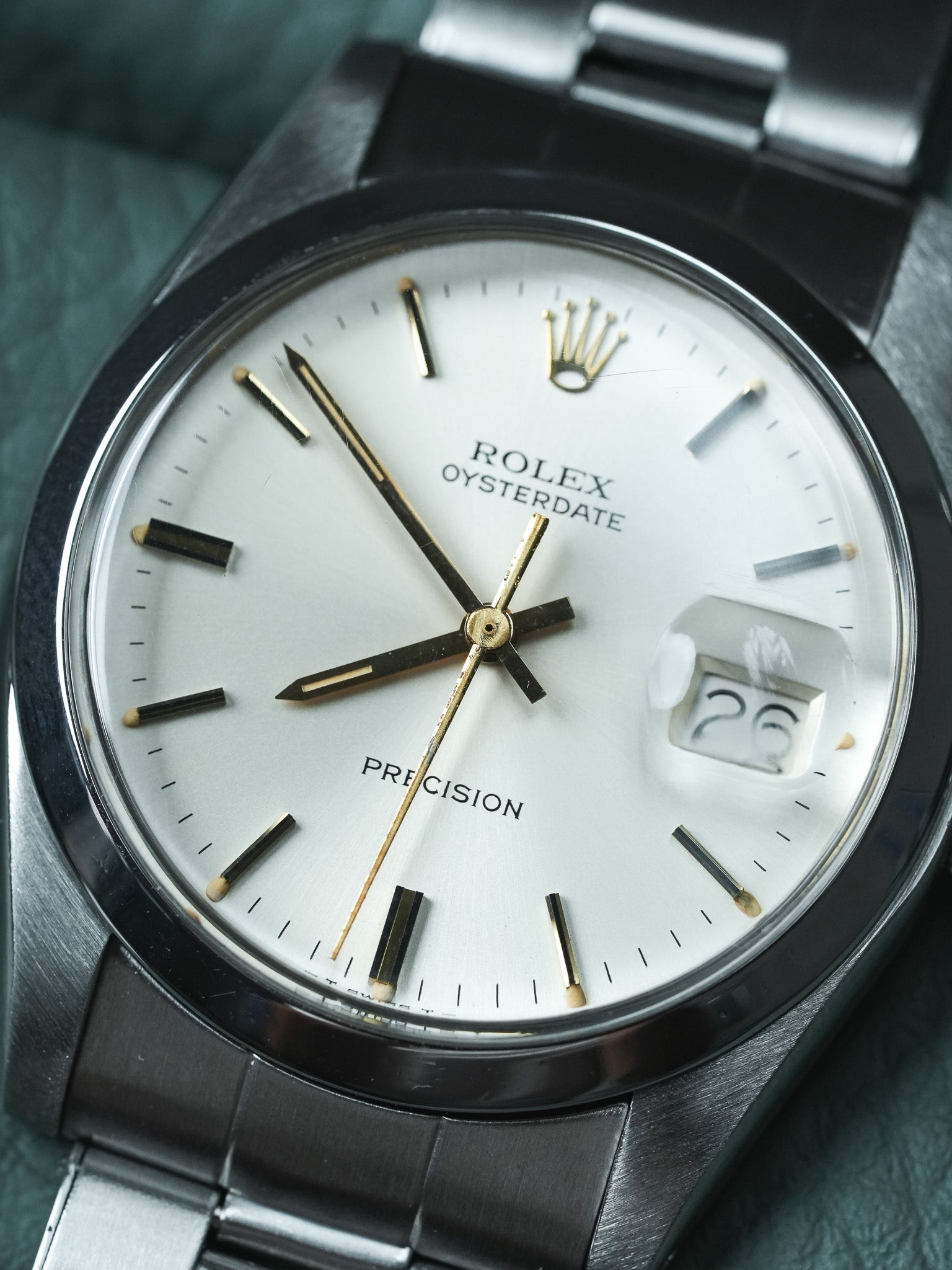 Rolex - Oysterdate 6694 Precision Циферблат Шампань Стрелки Золото - 1977 