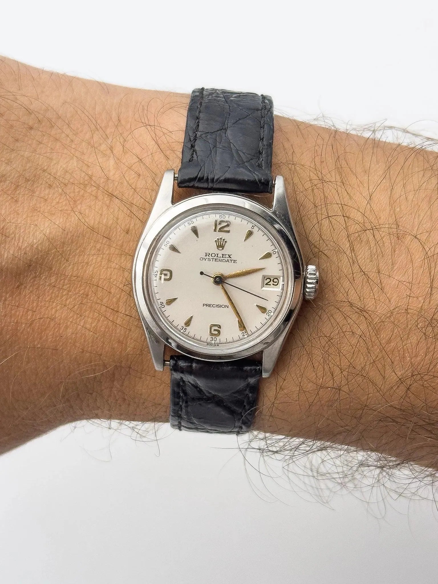 Rolex - Oysterdate Precision 6066 - 1950 - Atelier Victor Paris - Vintage Watch Shop Dubai