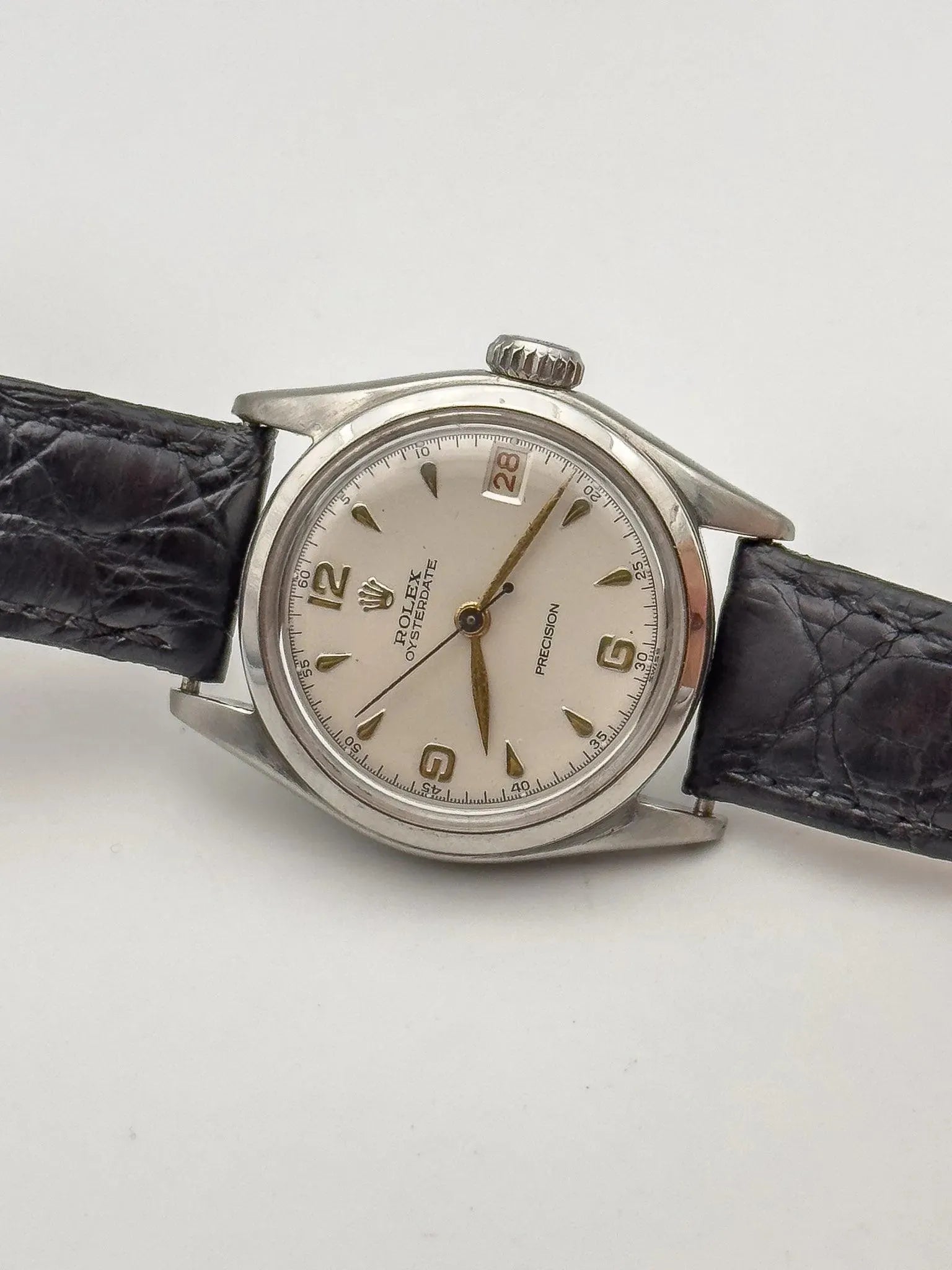 Rolex - Oysterdate Precision 6066 - 1950 - Atelier Victor Paris - Vintage Watch Shop Dubai