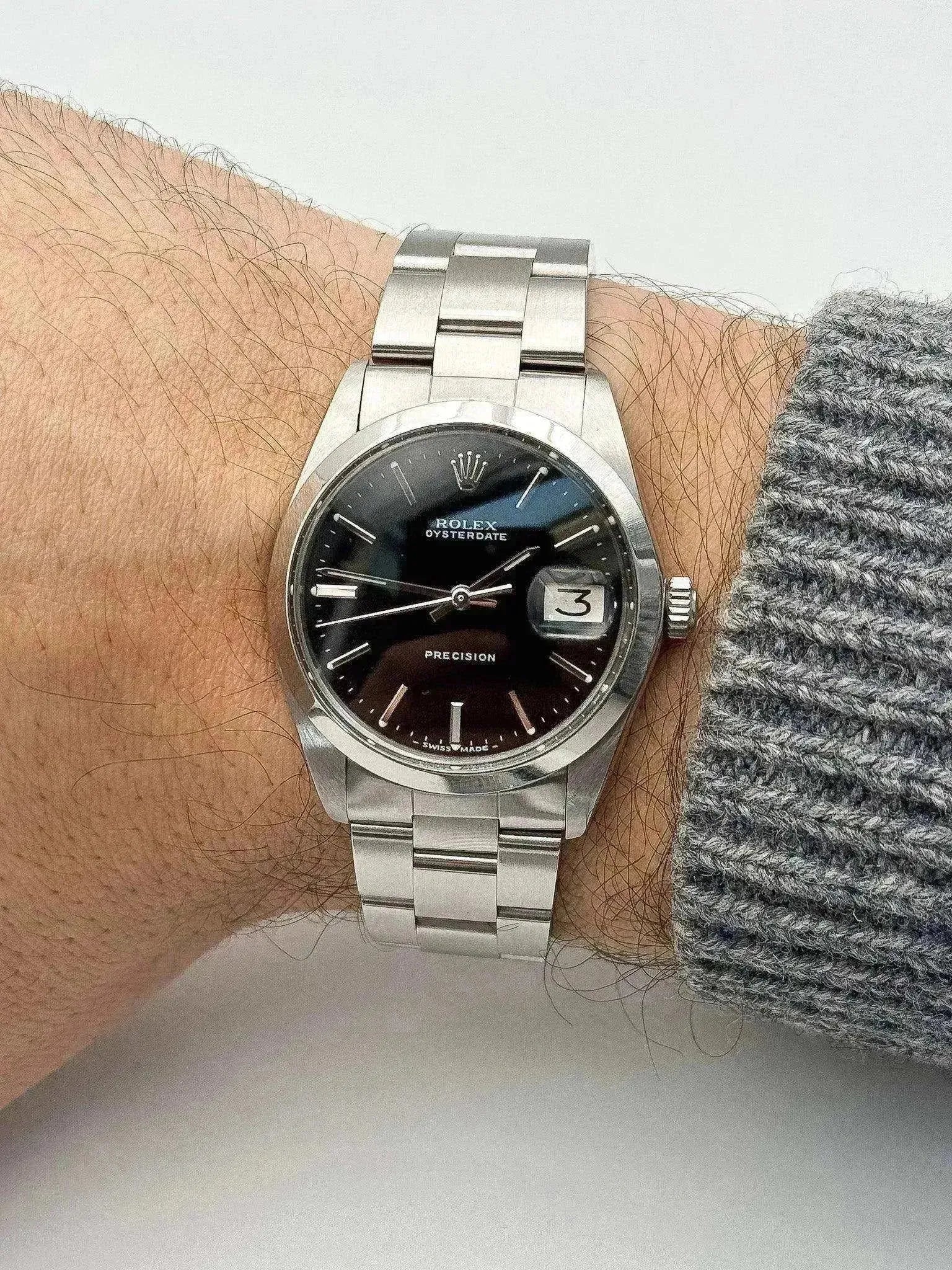 Rolex - Oysterdate Precision Cadran Noir - 1969 - Atelier Victor