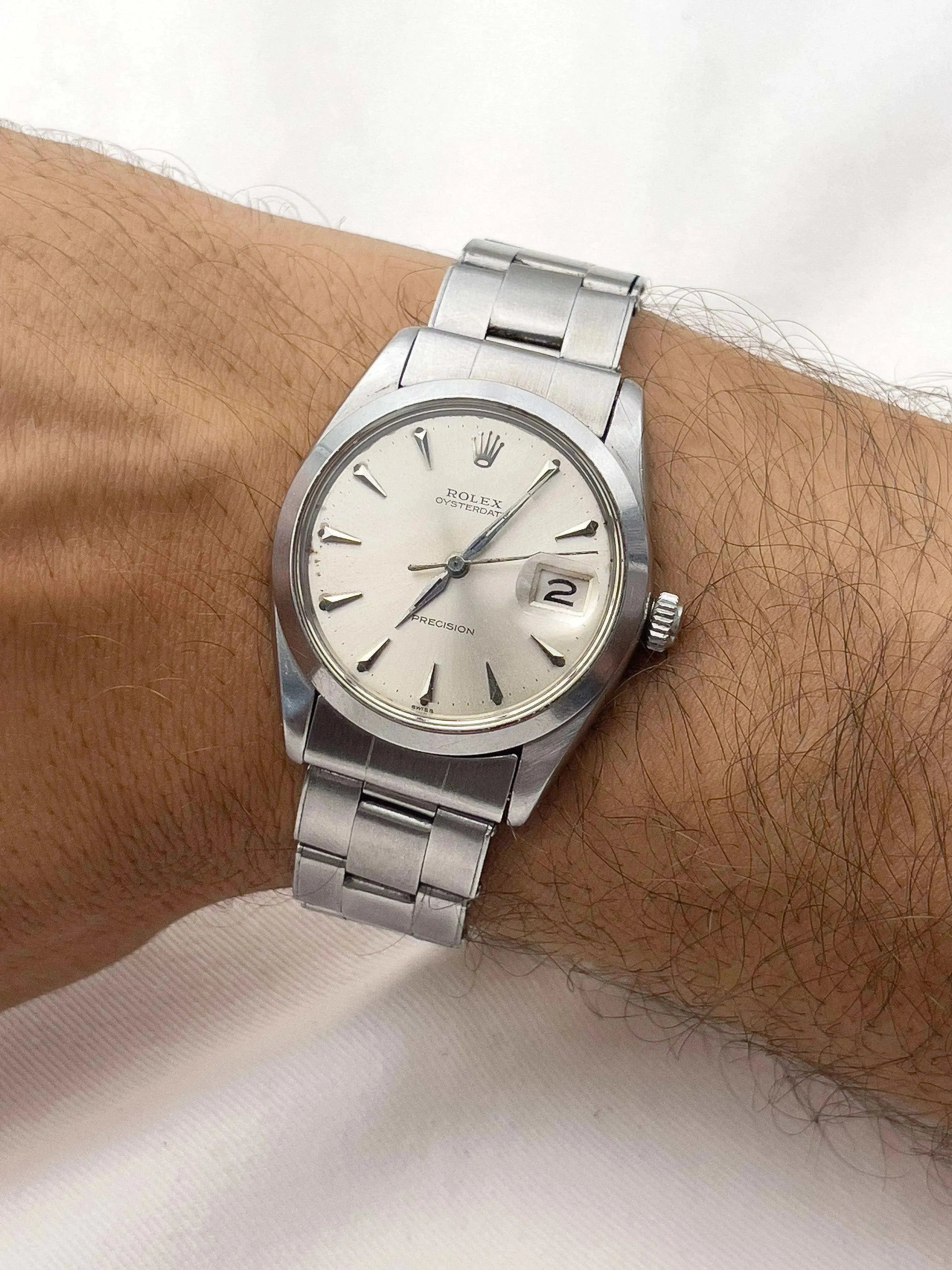 Rolex - Oysterdate Precision Champagne - 1954 - Atelier Victor - Vintage  Shop