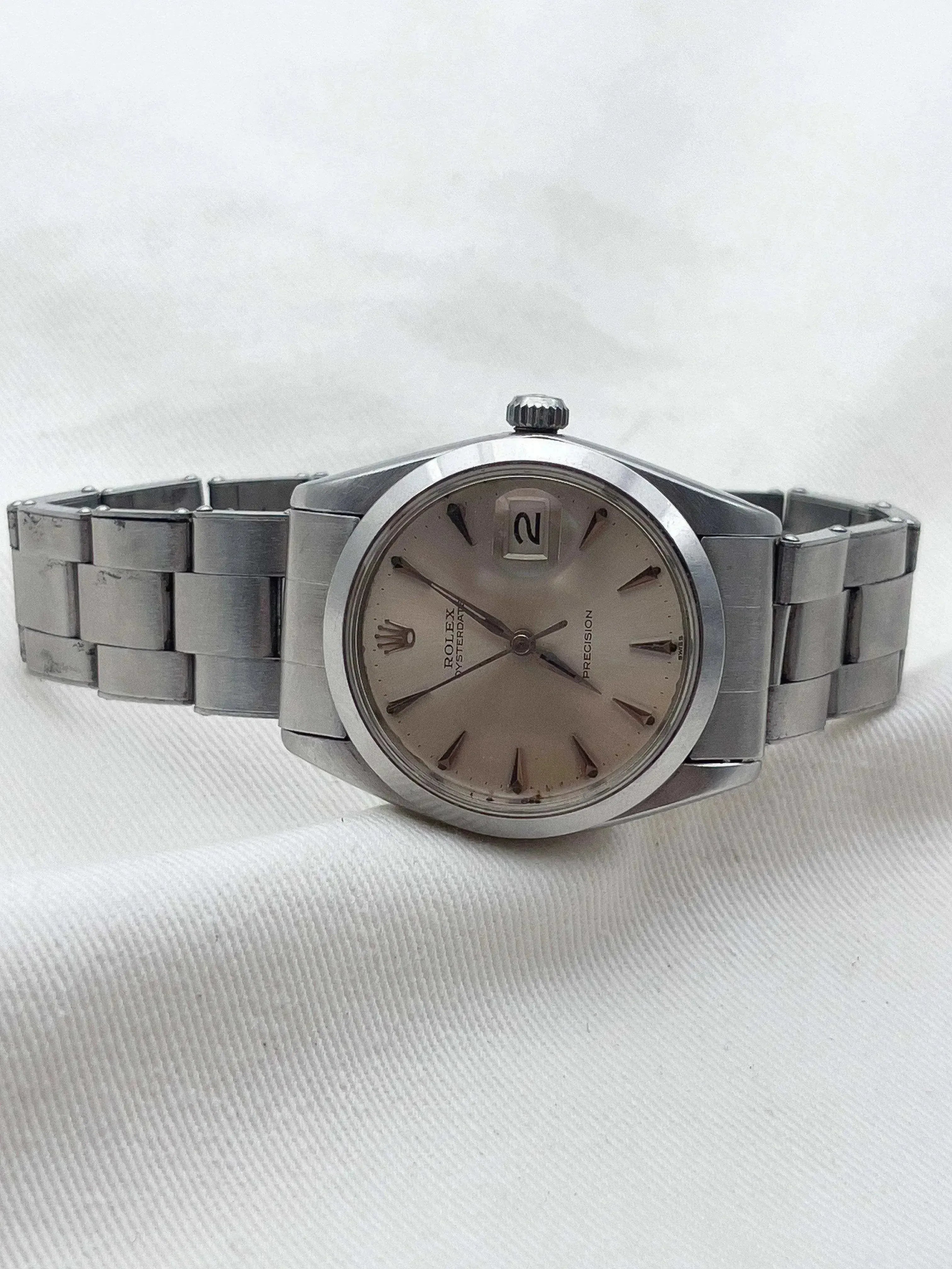 Rolex - Oysterdate Precision Champagne - 1954 - Atelier Victor - Vintage  Shop