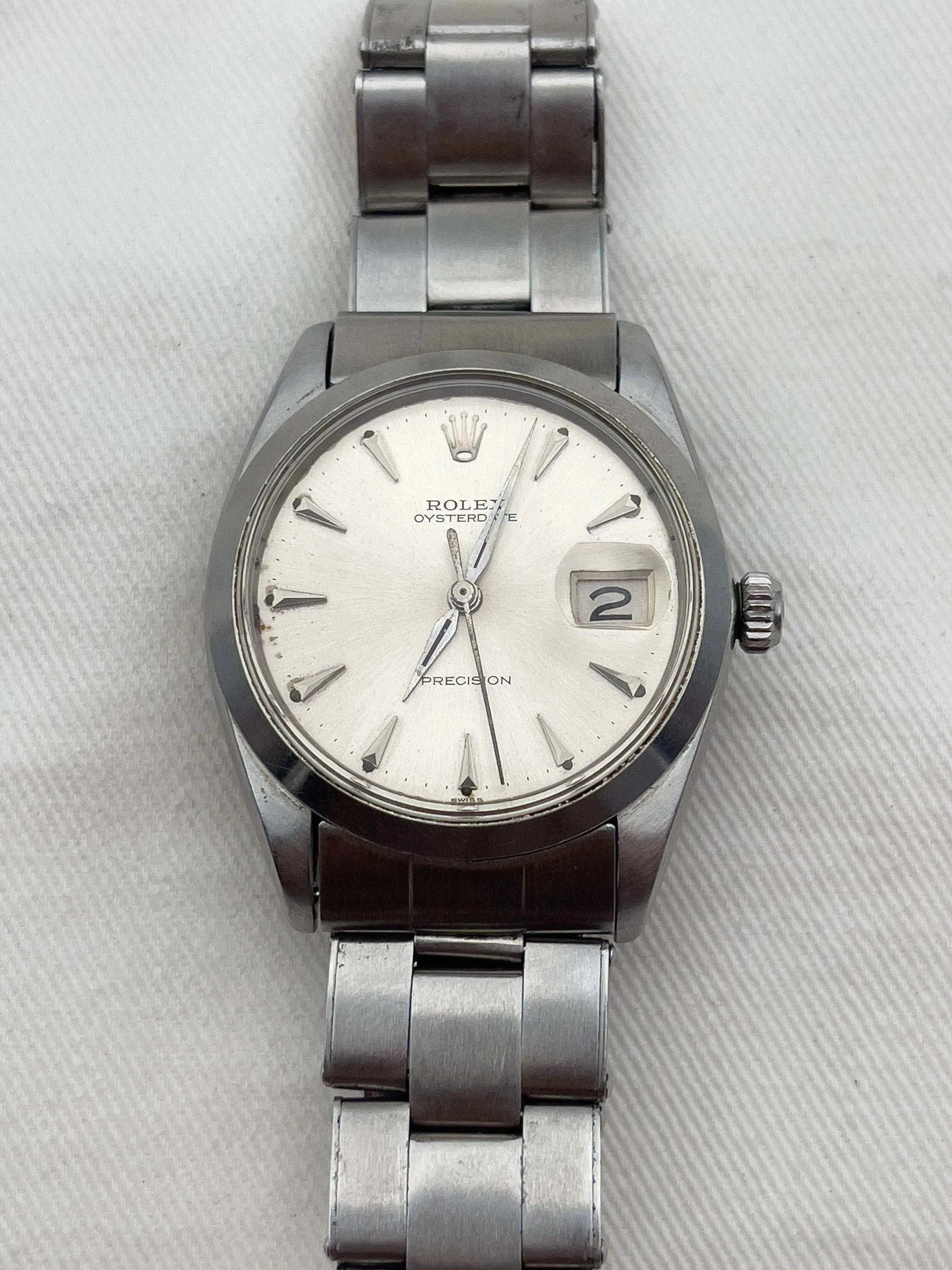 Rolex - Oysterdate Precision Champagne - 1954 - Atelier Victor - Vintage Watch Shop