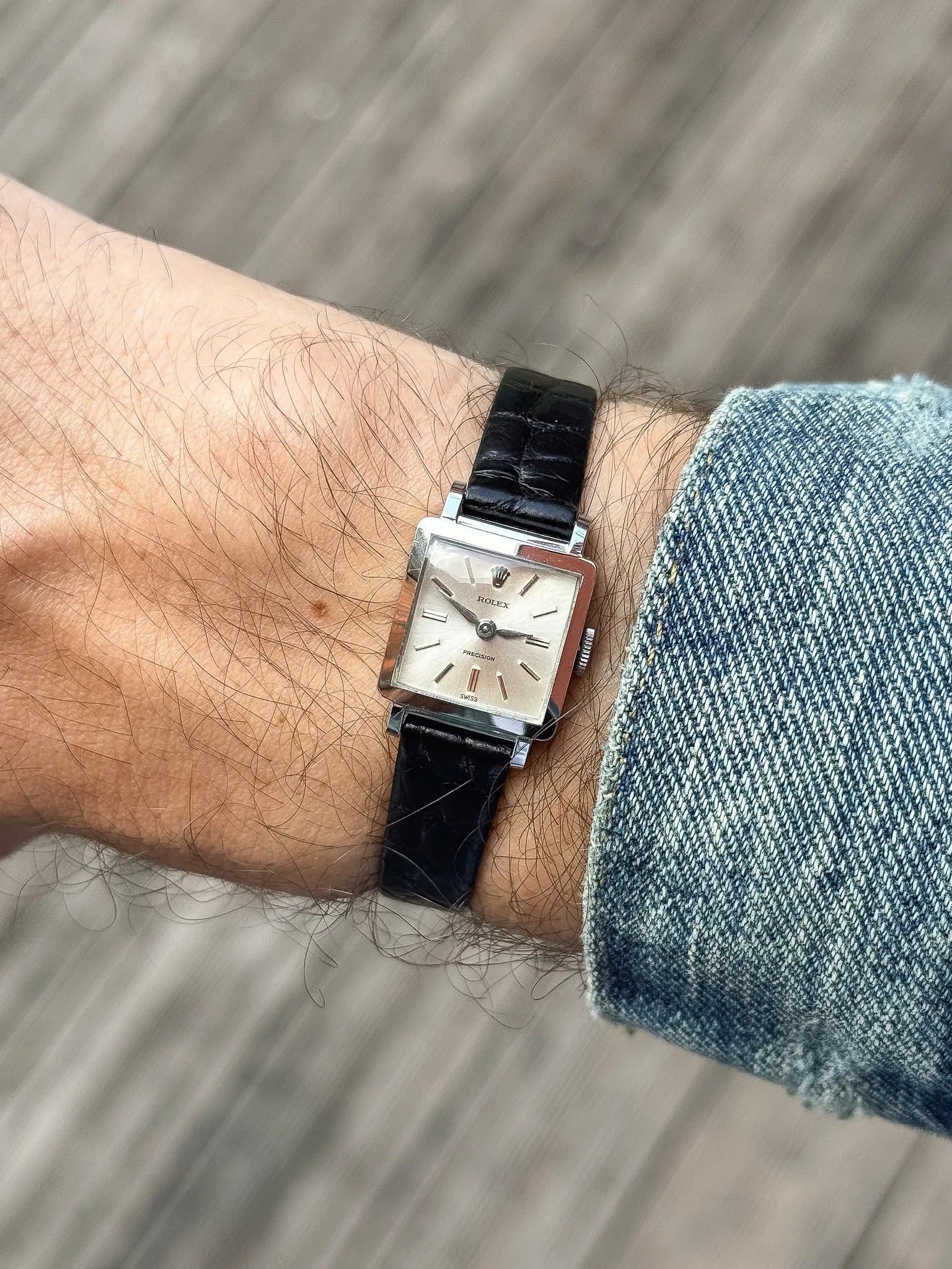 Rolex - Precision 3458 Acier Carrée - 1952 - Atelier Victor