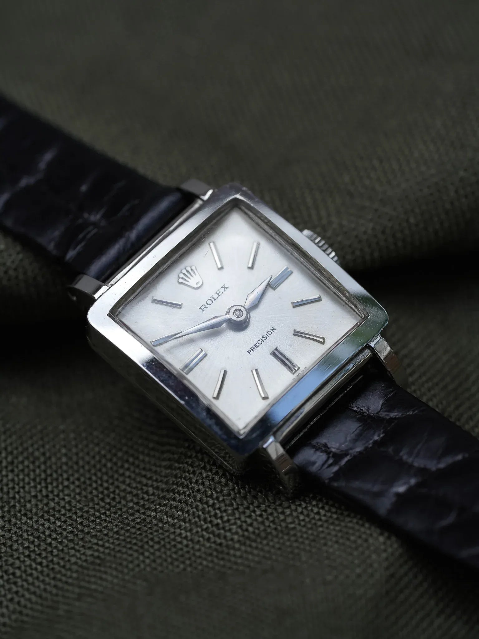 Rolex - Precision 3458 Acier Carrée - 1952 - Atelier Victor