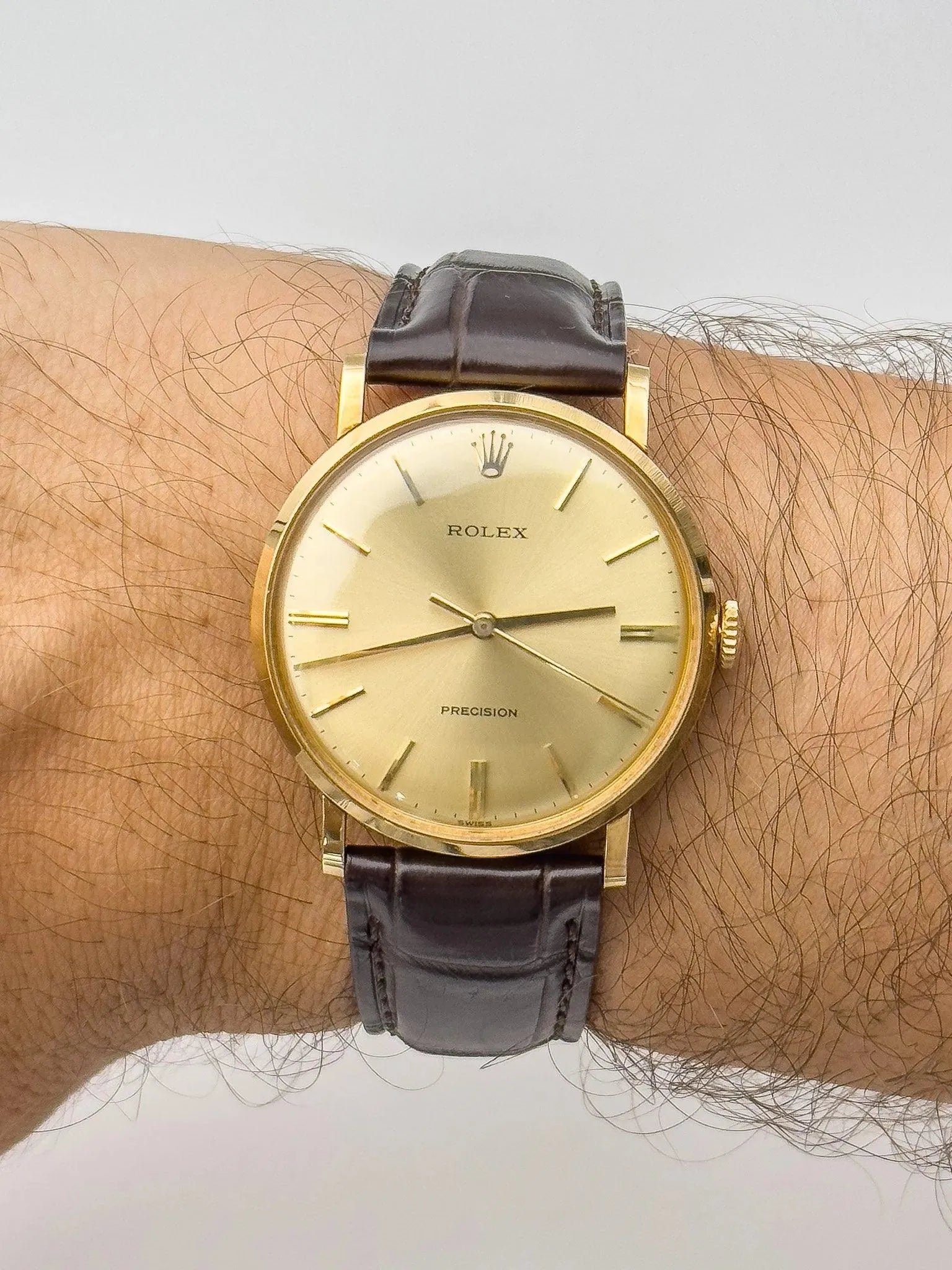 Rolex - Precision Gold 18K 3410 - 1975 - Atelier Victor Paris - Vintage Watch Shop Dubai