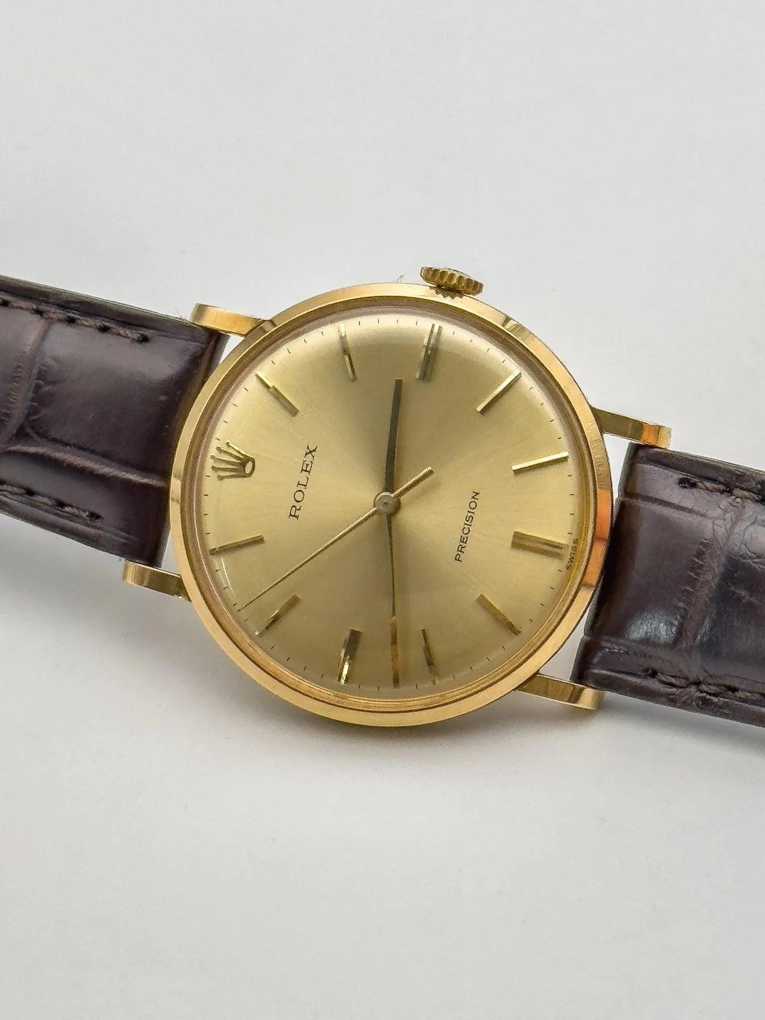 Rolex - Precision Gold 18K 3410 - 1975 - Atelier Victor Paris - Vintage Watch Shop Dubai
