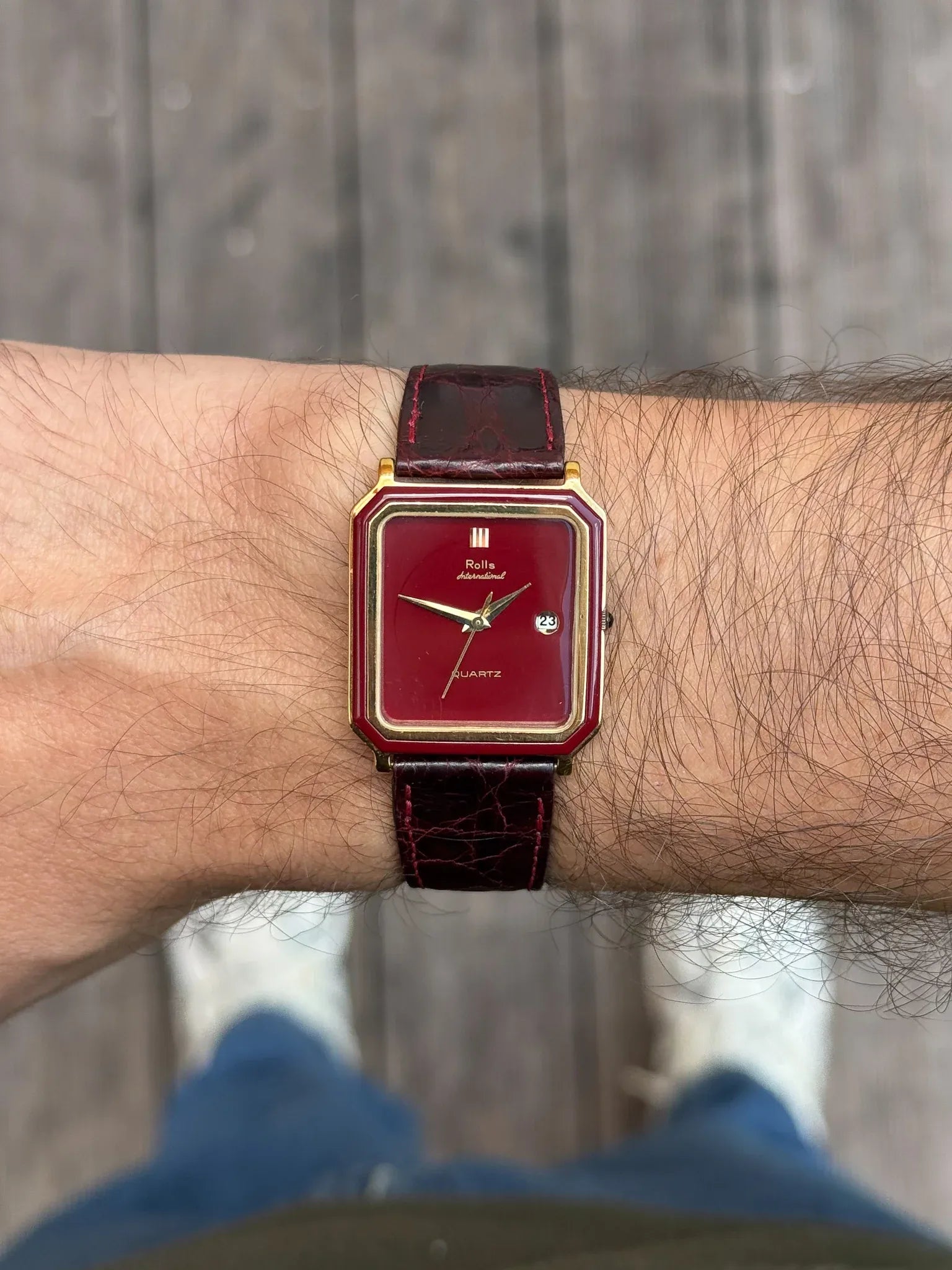 Rolls International - Tank Plaqué or laque rouge - 1980s - Atelier Victor