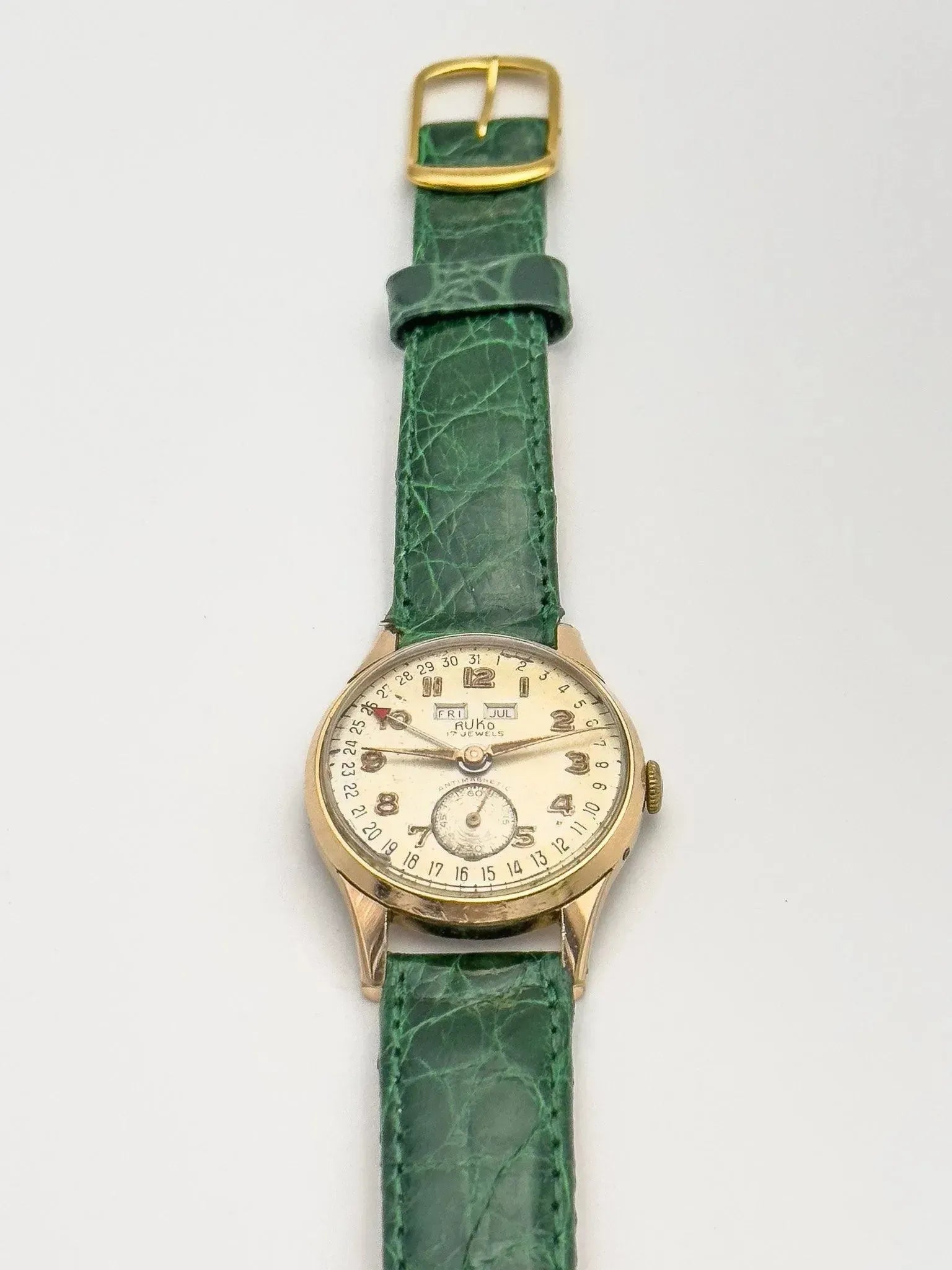 Ruko - Triple Calendar Or Patine - 1950s - Atelier Victor