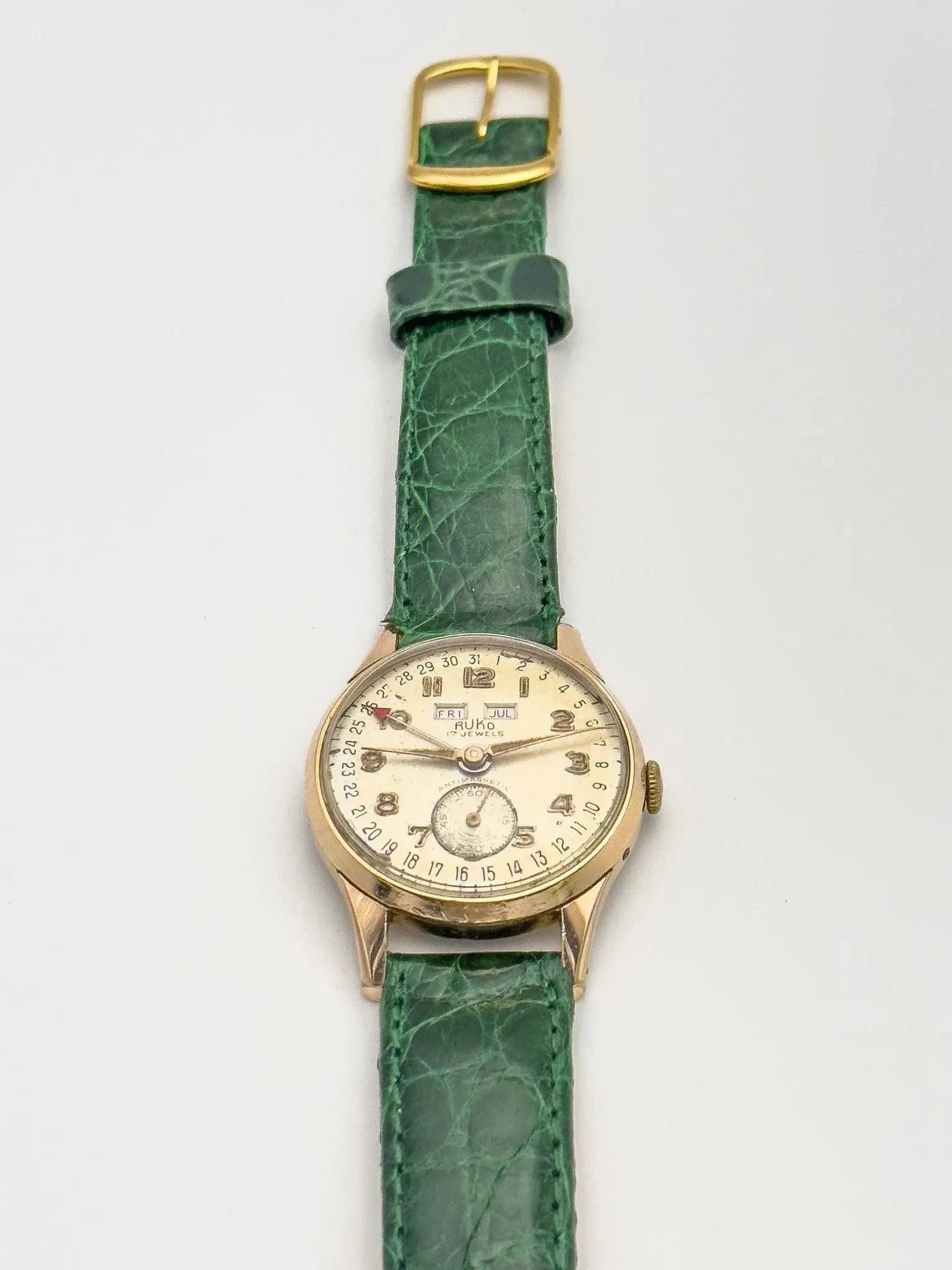 Ruko - Triple Calendar Or Patine - 1950s - Atelier Victor - Vintage  Shop