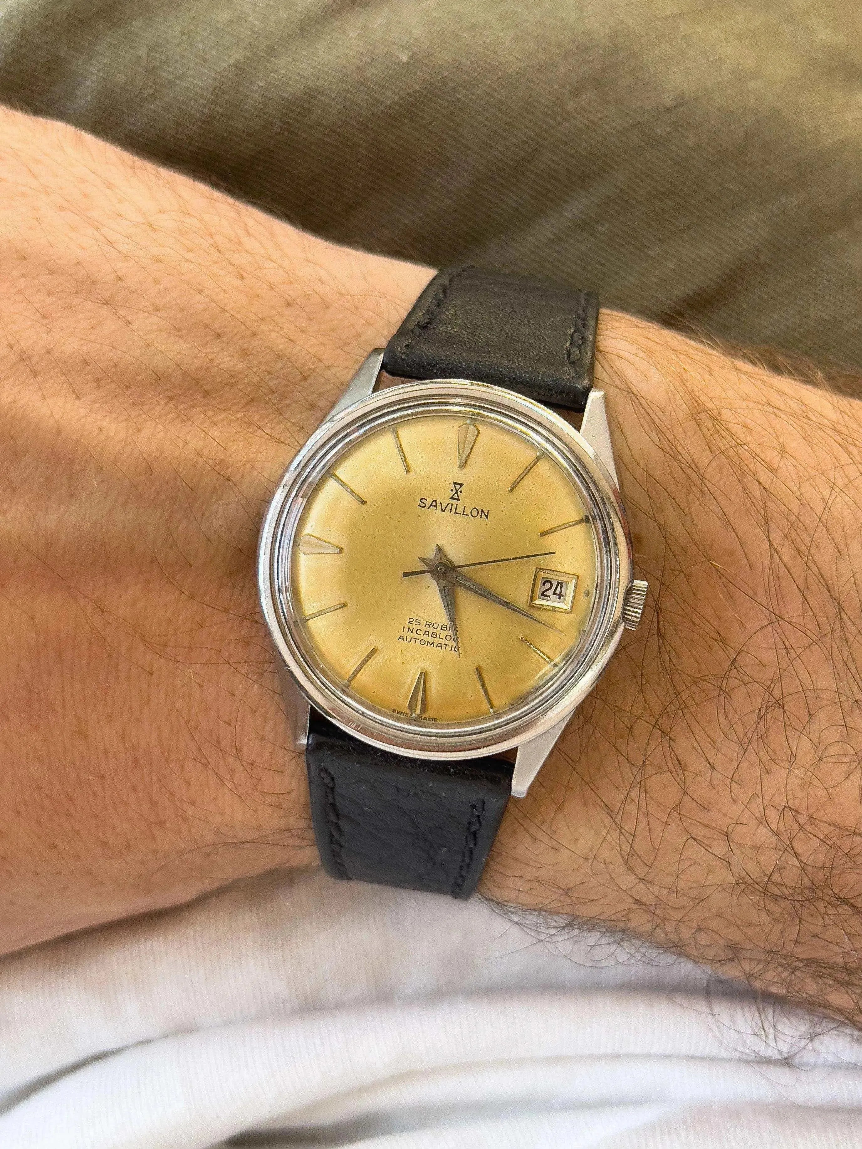 Savillon - 25 Rubis Sand Dial - 1980's - Atelier Victor Paris - Vintage Watch Shop Dubai