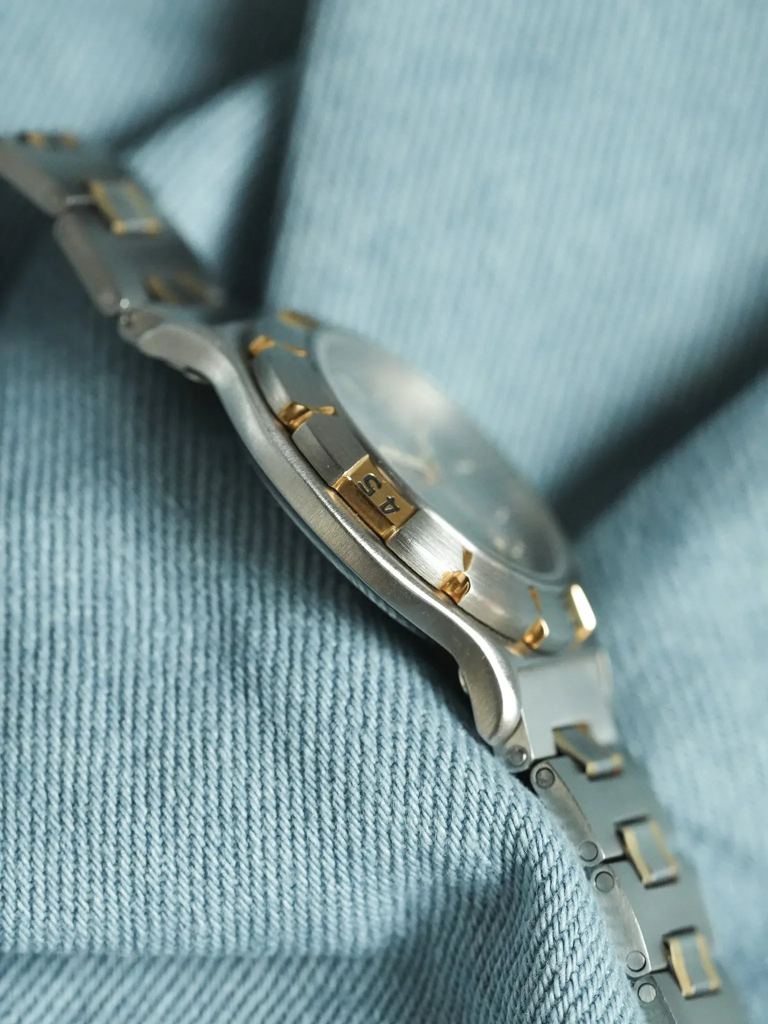 Sector - Acier Or Date 6h - 1990s - Atelier Victor