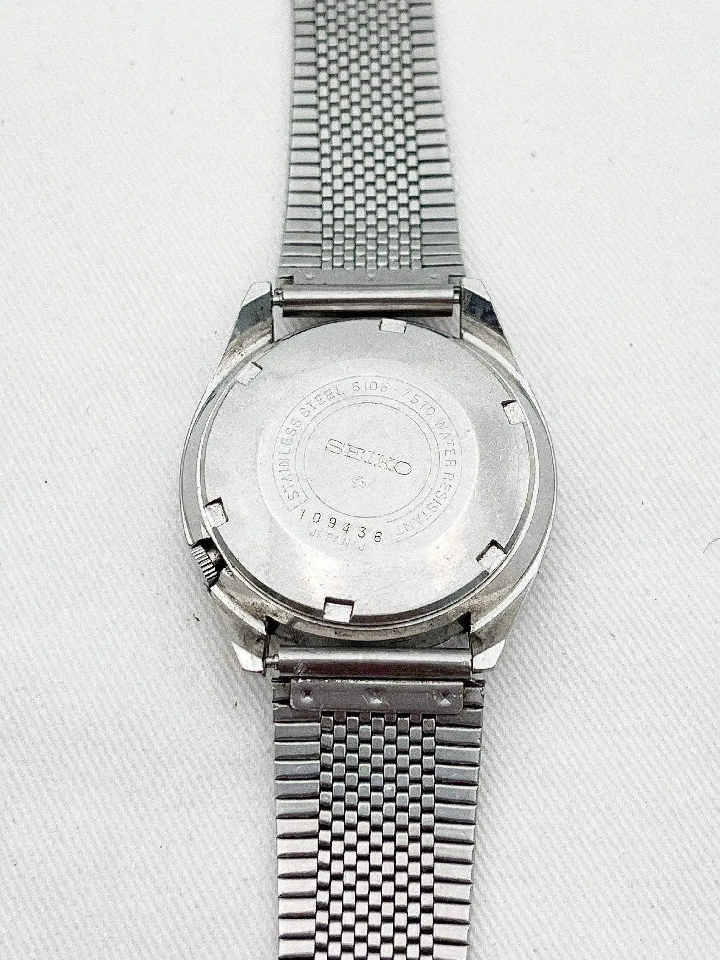 Seiko - 5 Actus Daydate Bleu Kanji - 1971 - Atelier Victor