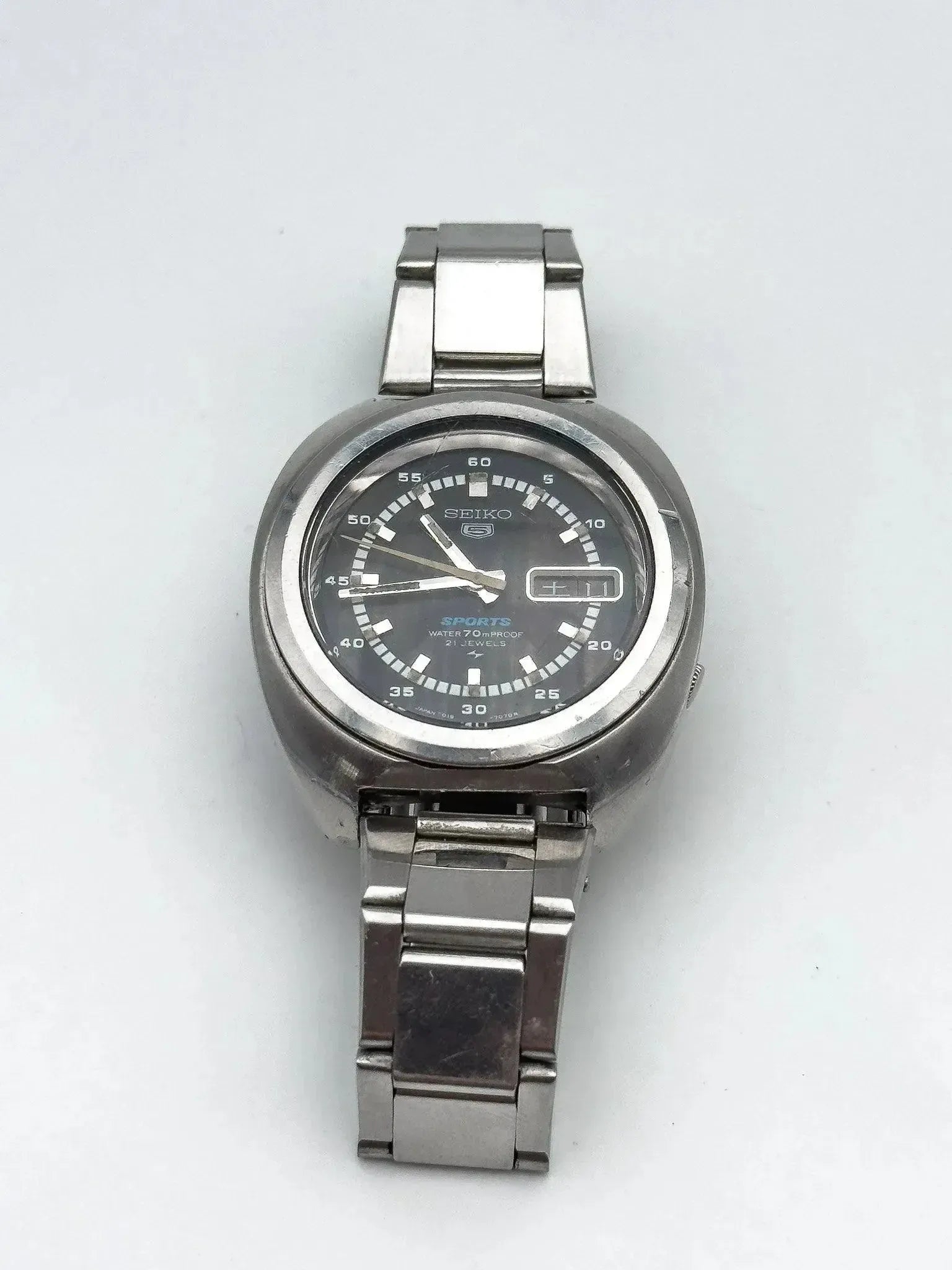 Seiko 5 Sports - Black Dial Kanji - 1972 - Atelier Victor - Vintage  Shop