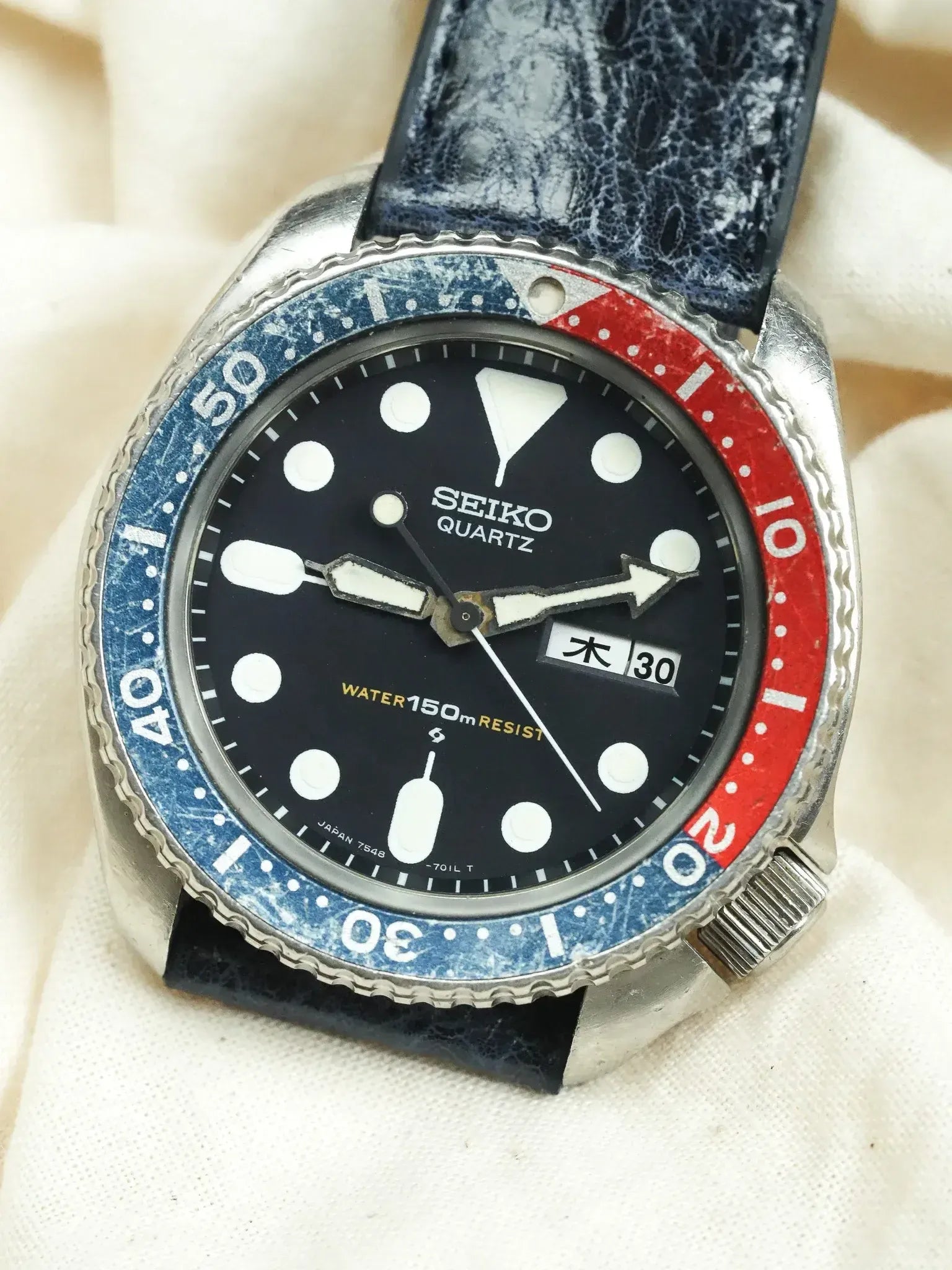 Seiko - 7548-700B Pepsi Kanji Diver - 1980