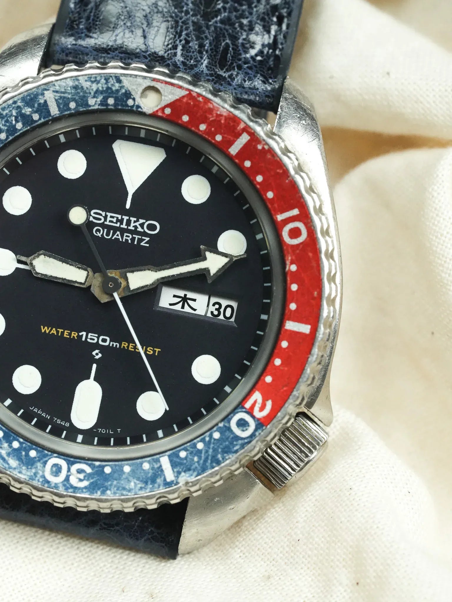 Seiko - 7548-700B Pepsi Kanji Plongeuse - 1980 - Atelier Victor - Vintage  Shop