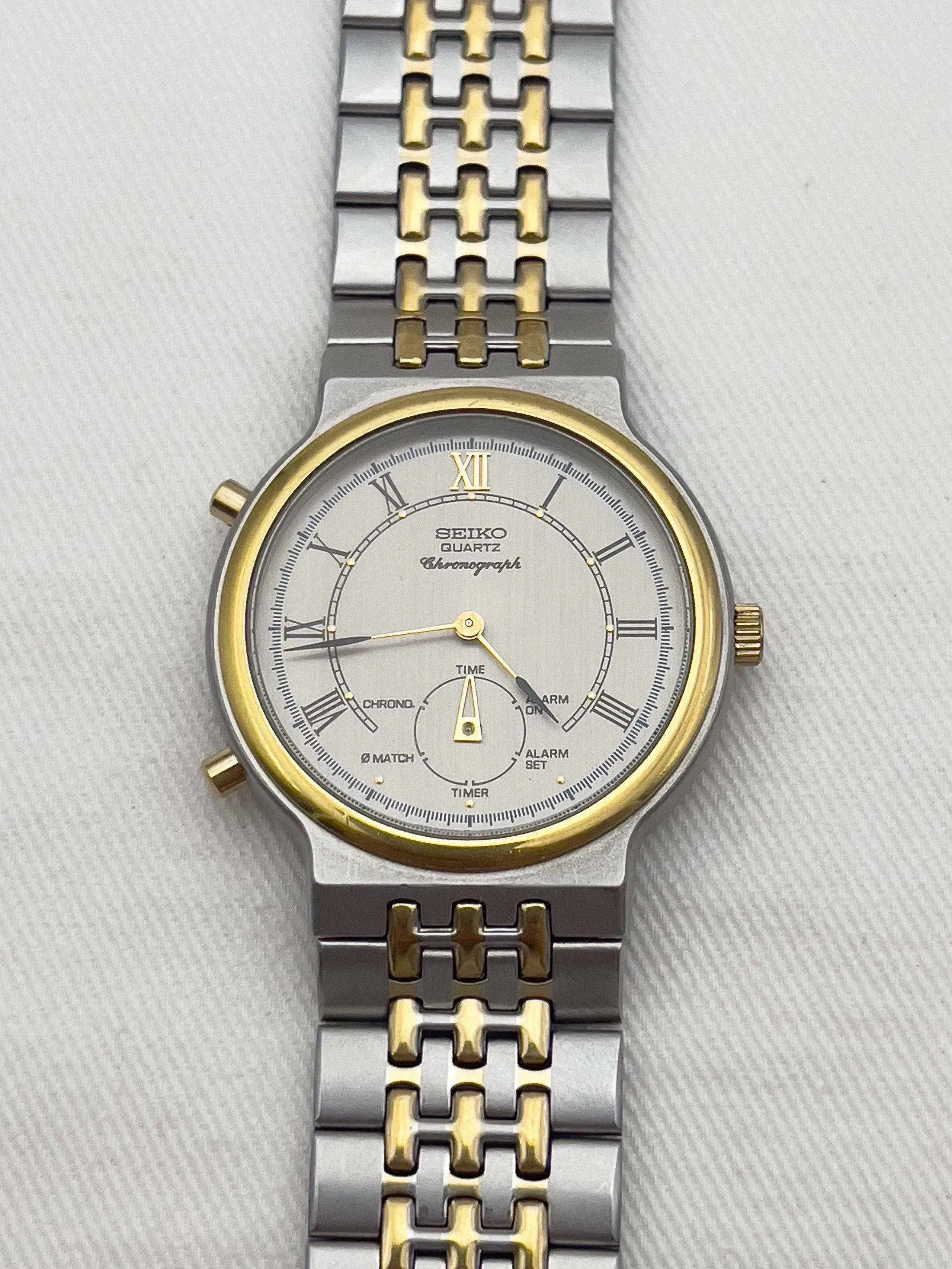 Seiko - Acier Or Multifonctions - 1988 - Atelier Victor