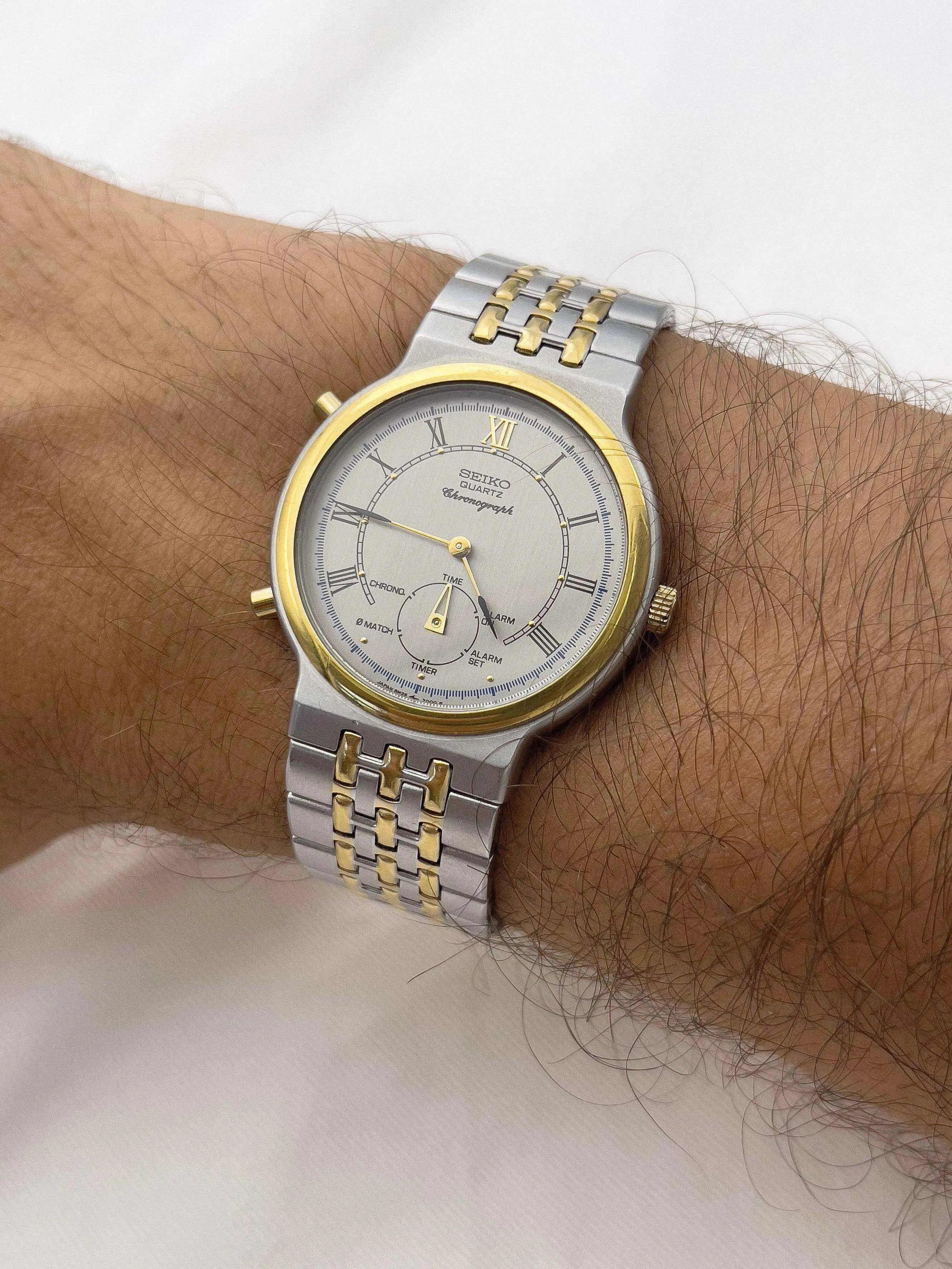 Seiko - Acier Or Multifonctions - 1988 - Atelier Victor Paris - Vintage Watch Shop Dubai
