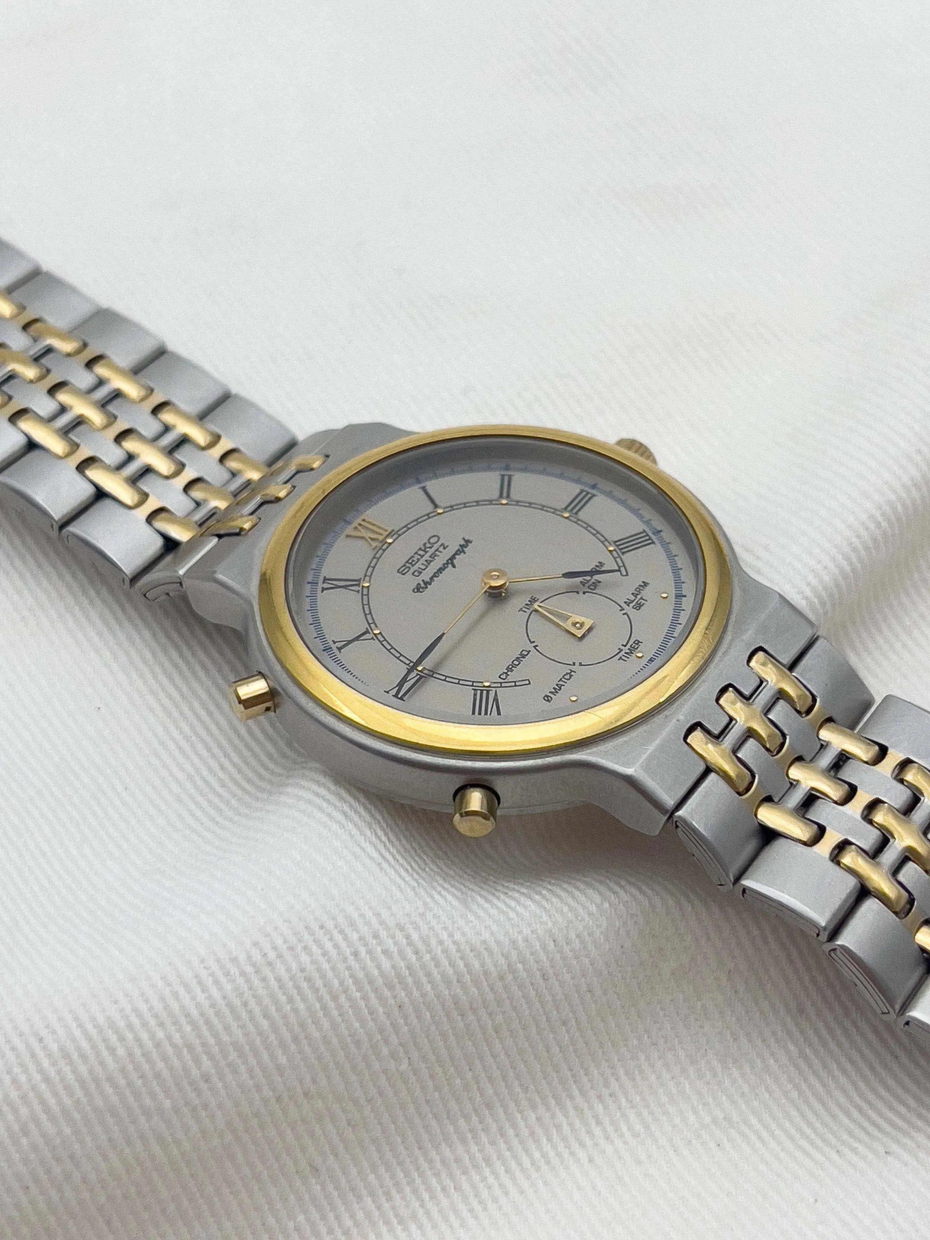 Seiko - Acier Or Multifonctions - 1988 - Atelier Victor Paris - Vintage Watch Shop Dubai